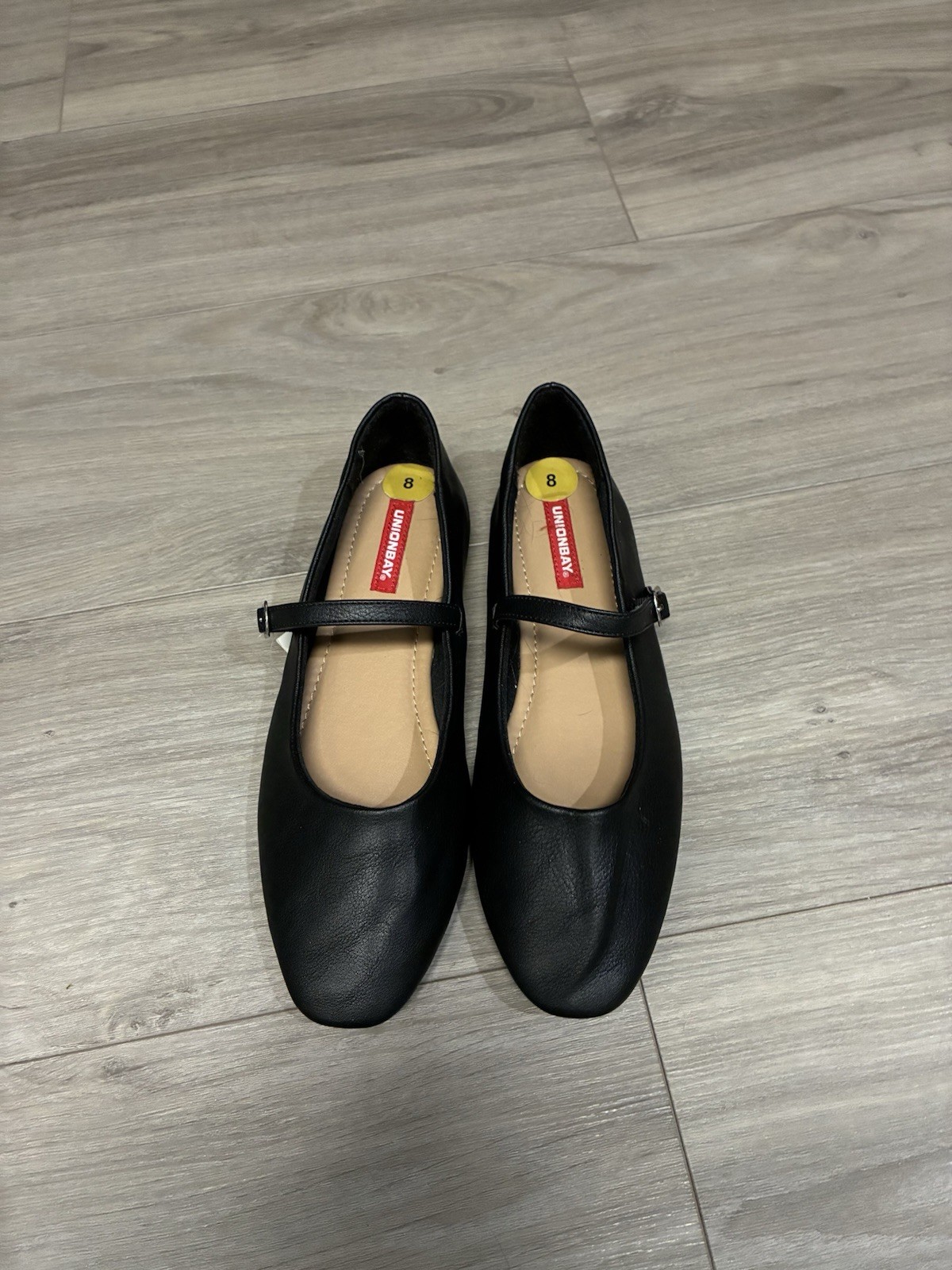 NEW Women’s Size 8 Mary Jane Black Flats Unionbay Cutie’s NWOB