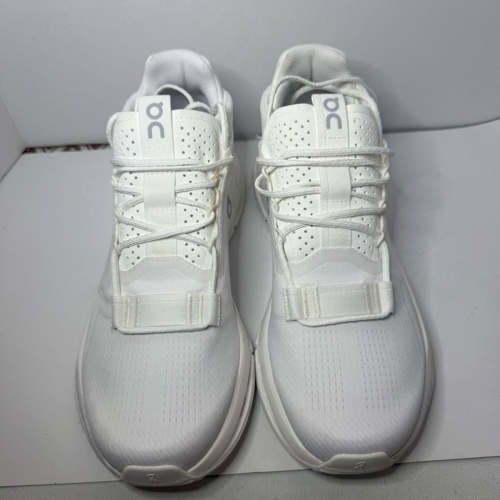 On Cloudnova 2 All White Running Sneakers Women’s Size 9 Medium