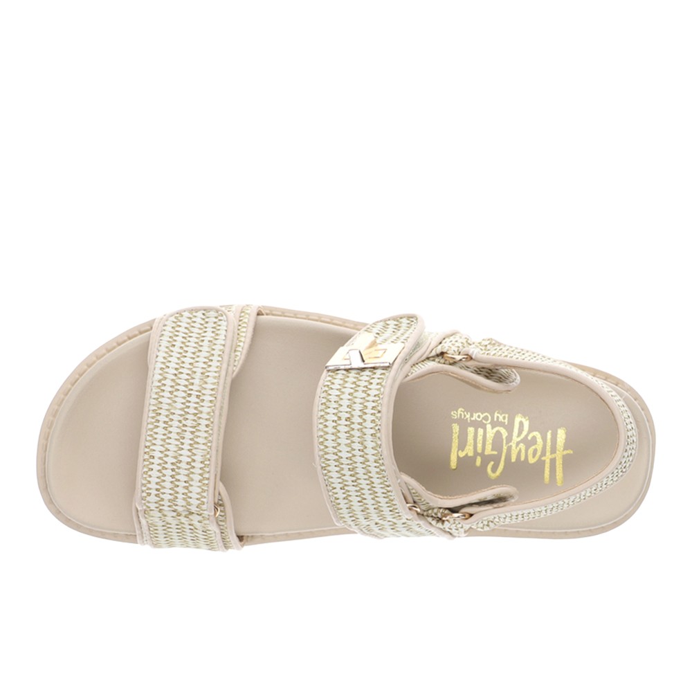 Corkys Go For It Platform Womens Beige Casual Sandals 41-0589-SARF