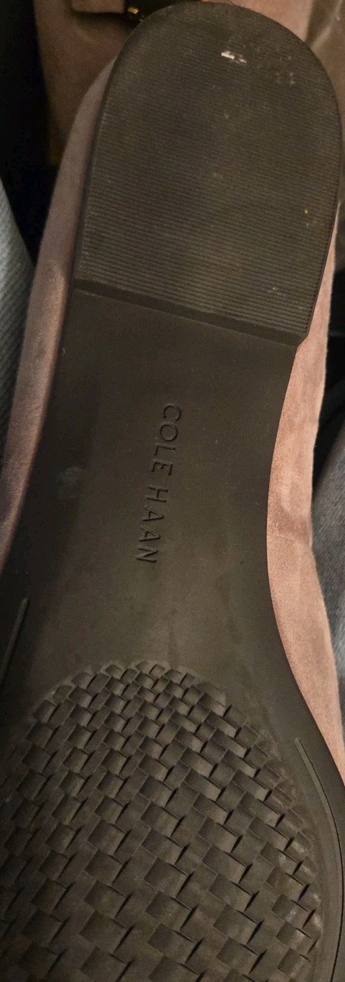 Estate Sale- Cole Haan Tali Bow Loafer Twilight Mauve Suede 11B Pre-owned w/box