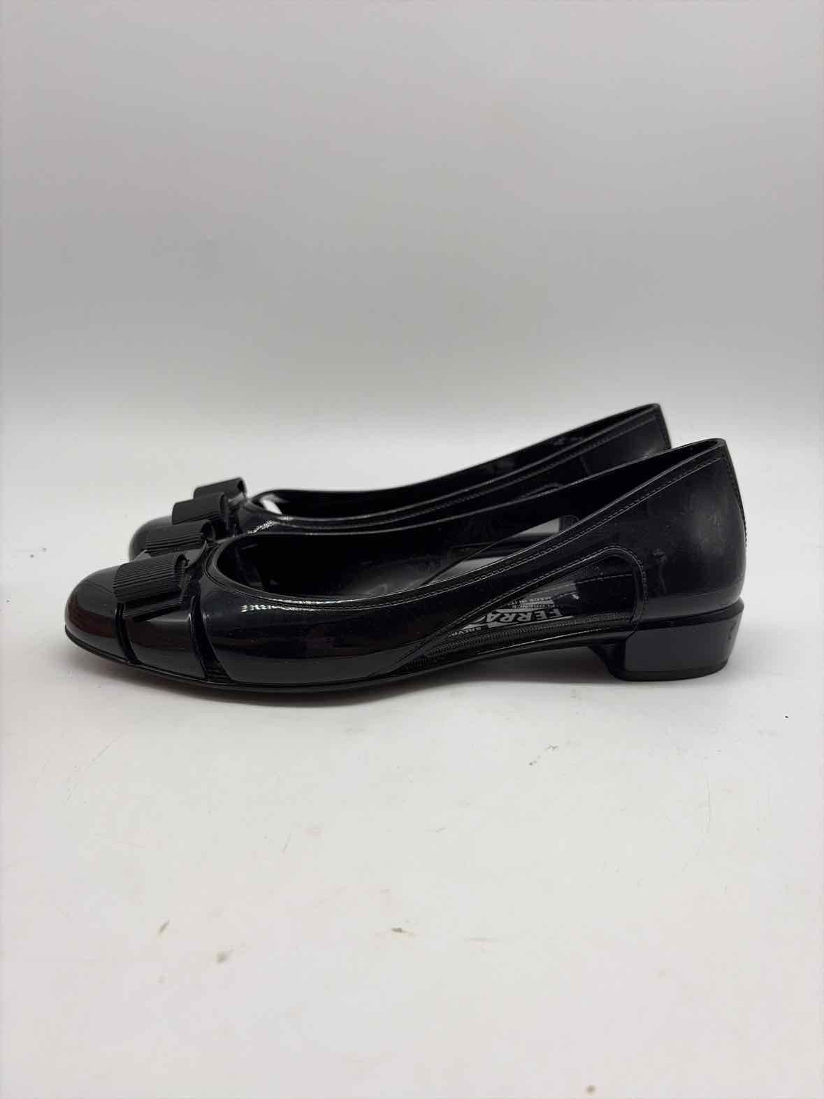 Salvatore Ferragamo Black Size 8 Ballet Flats