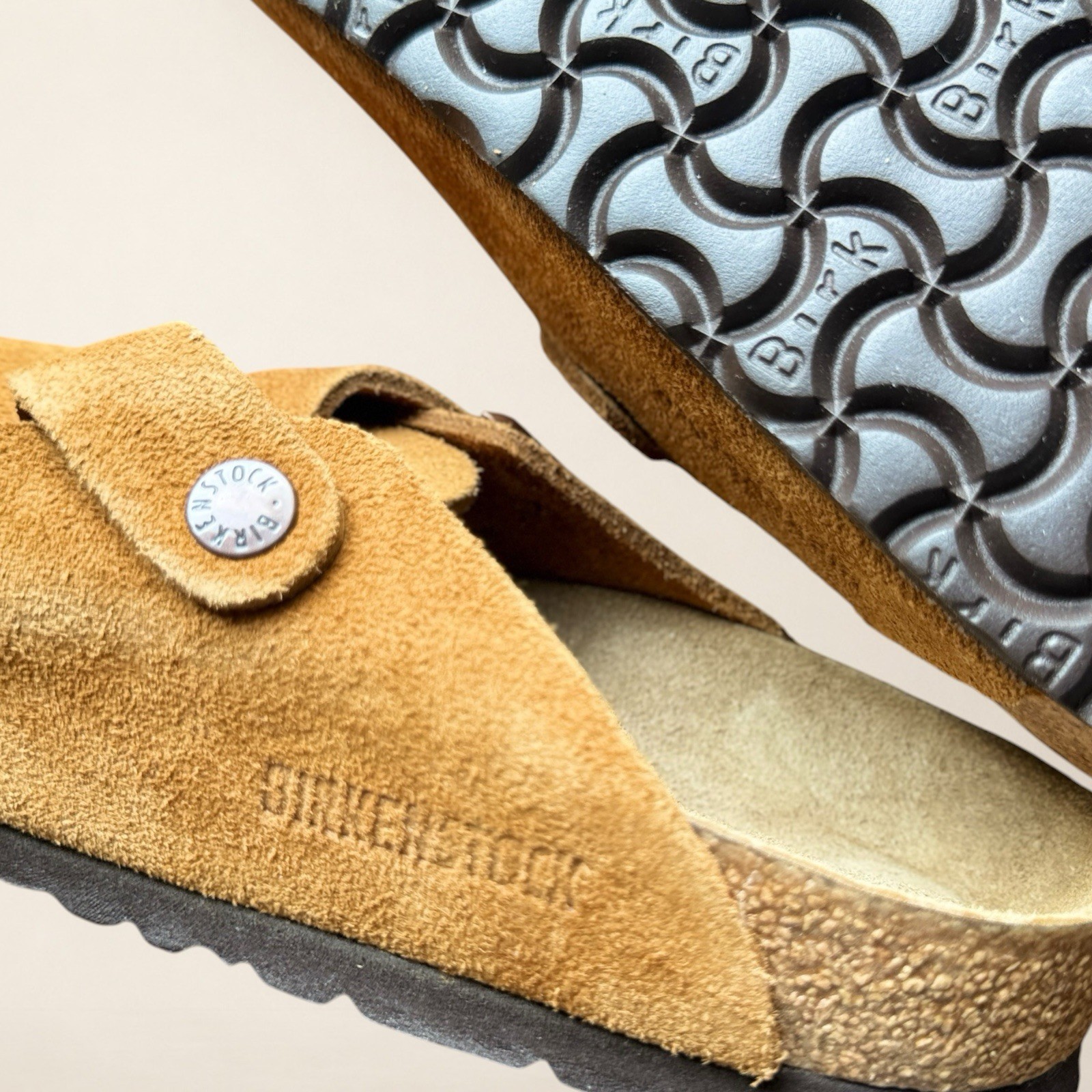 NEW Birkenstock Boston Clogs Suede Mink (EU 39 / Women 8 / Men 6) REGULAR FIT