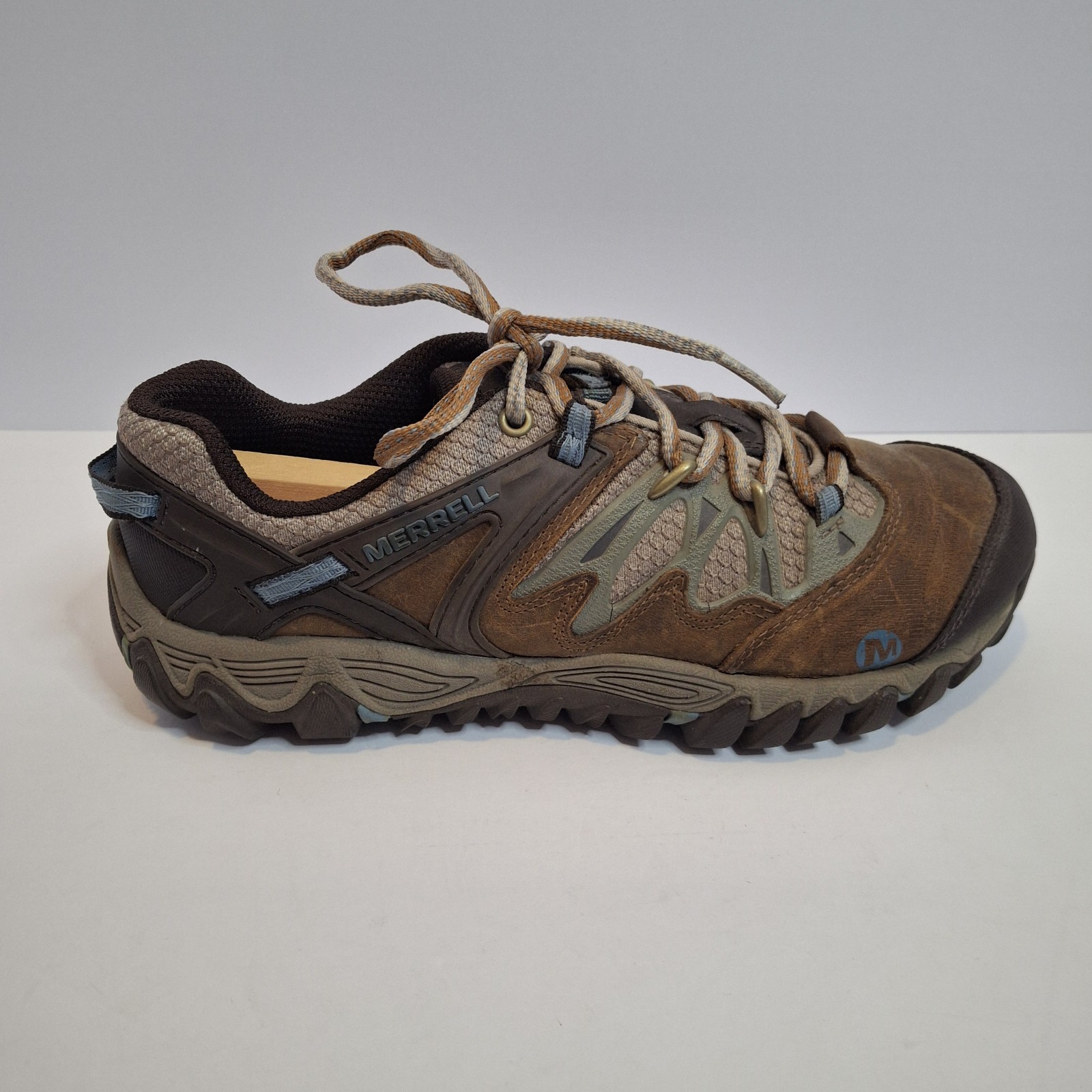 Merrell All Out Blaze Shoes Womens Size 8.5 Brown Hiking Sneakers Gorpcore Gorp