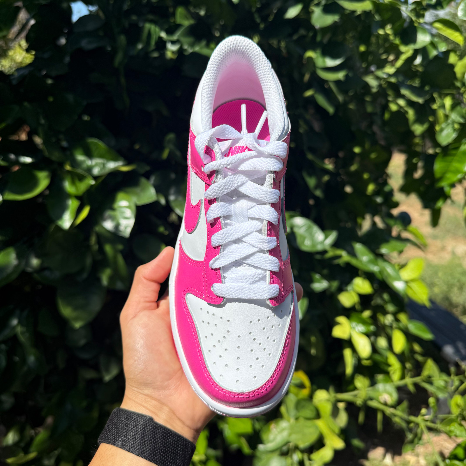 Nike Dunk Low Laser Fuchsia Pink GS / Women Sizes FB9109-102 New! Fast Ship!