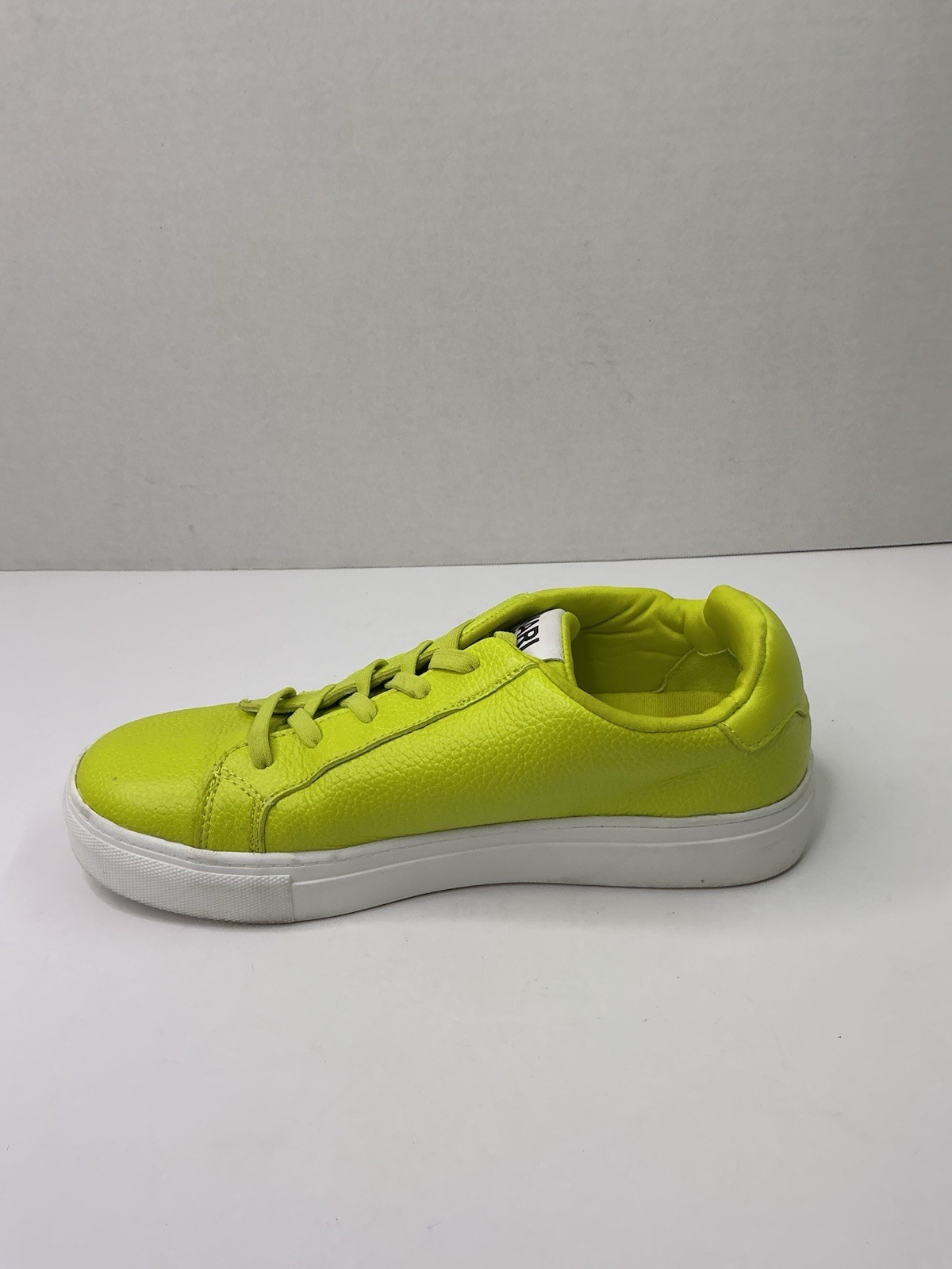 Karl Lagerfeld Paris Leather Slip-On Sneakers, Size 8.5