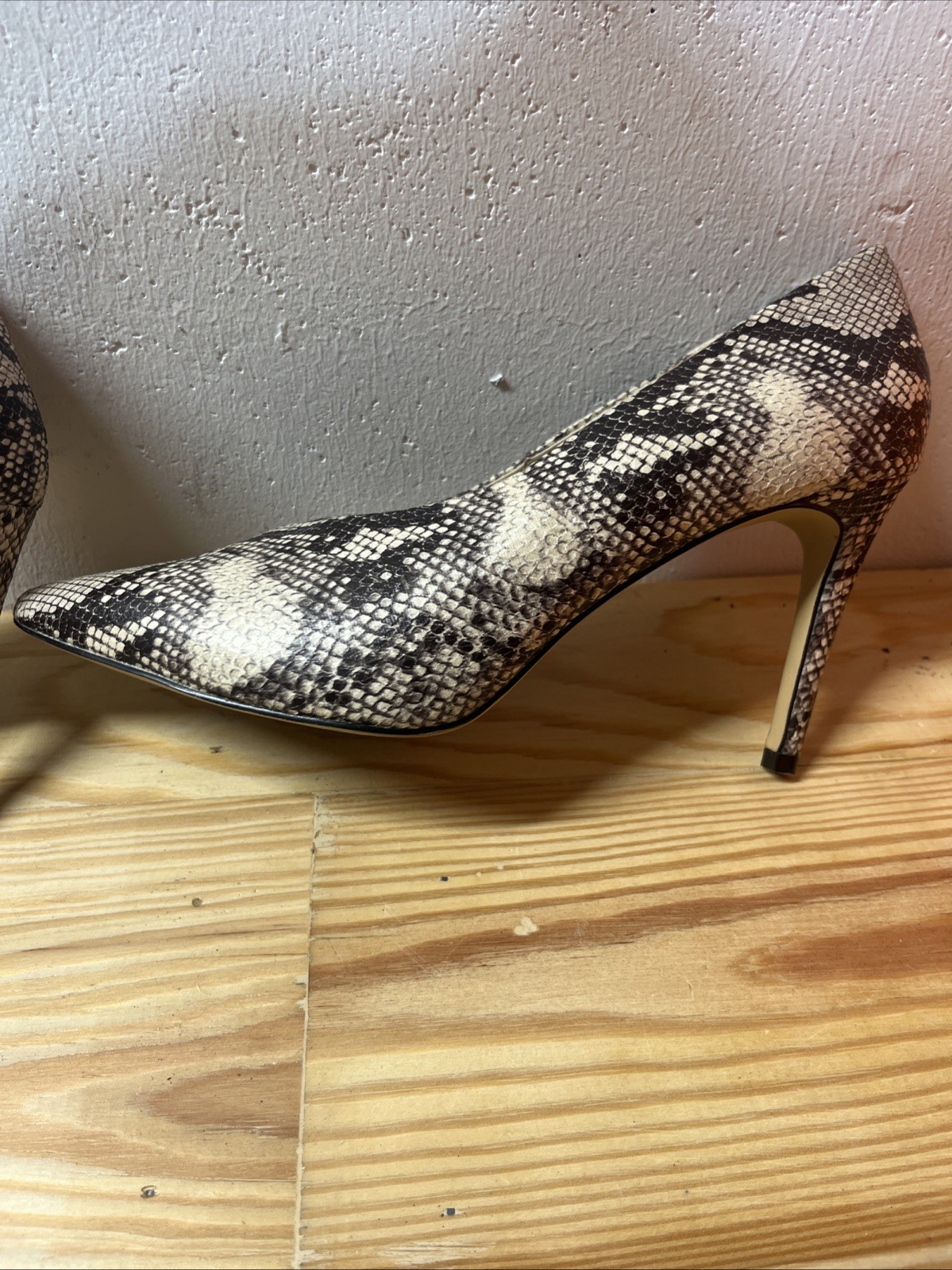 ❤️ The Drop Womens Size 8 1/2 Snakeskin Pumps Classy & Comfortable -Nice Shape-