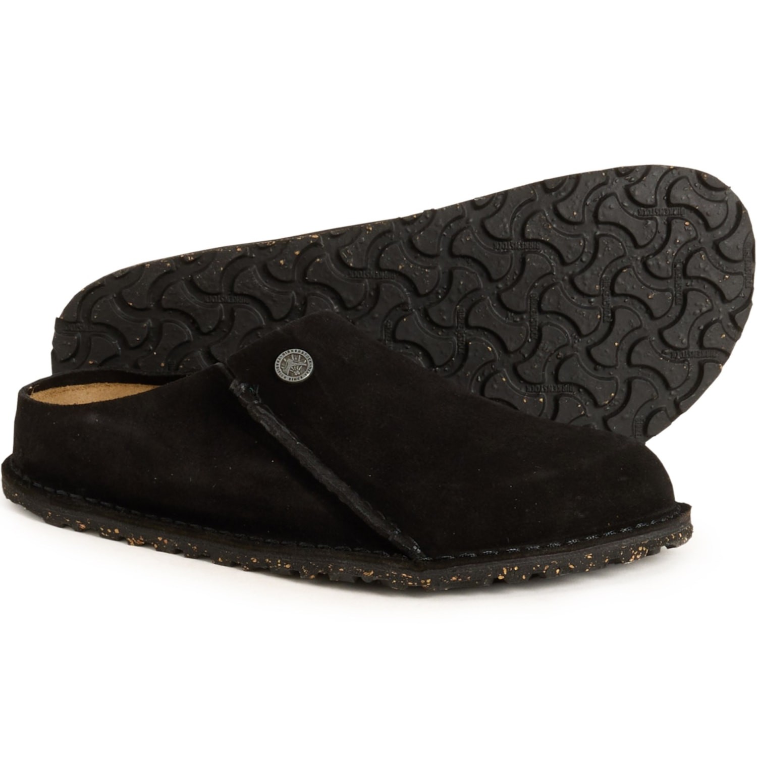 Birkenstock Zermatt Clogs Womens Suede Made in Germany Cork Narrow