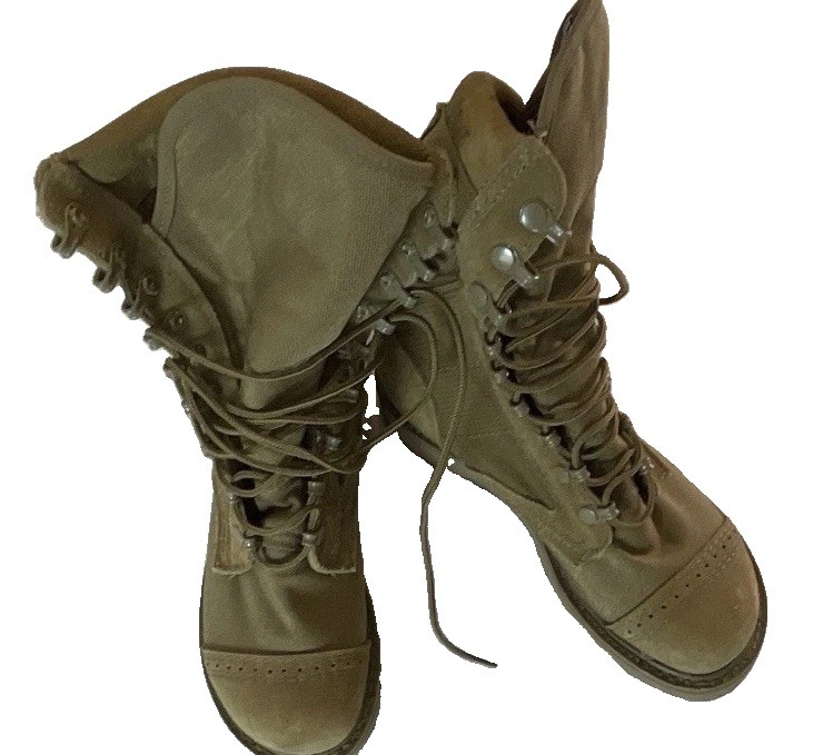 Corcoran Matterhorn Combat Boots Woman’s 7 Goth Punk Grunge Military Coyote Brwn