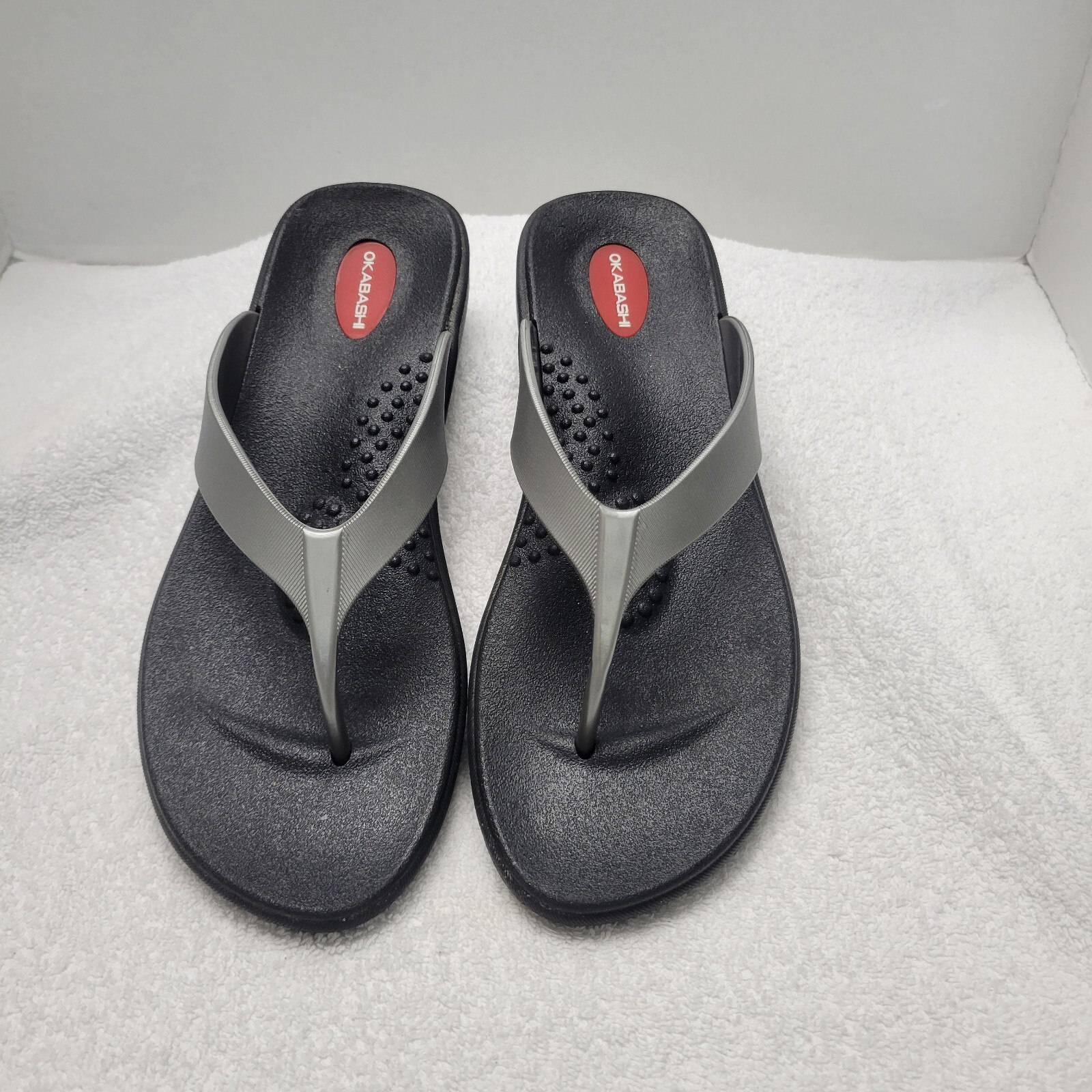 Okabashi Flip Flops Womens M/L Comfort Slip Ons
