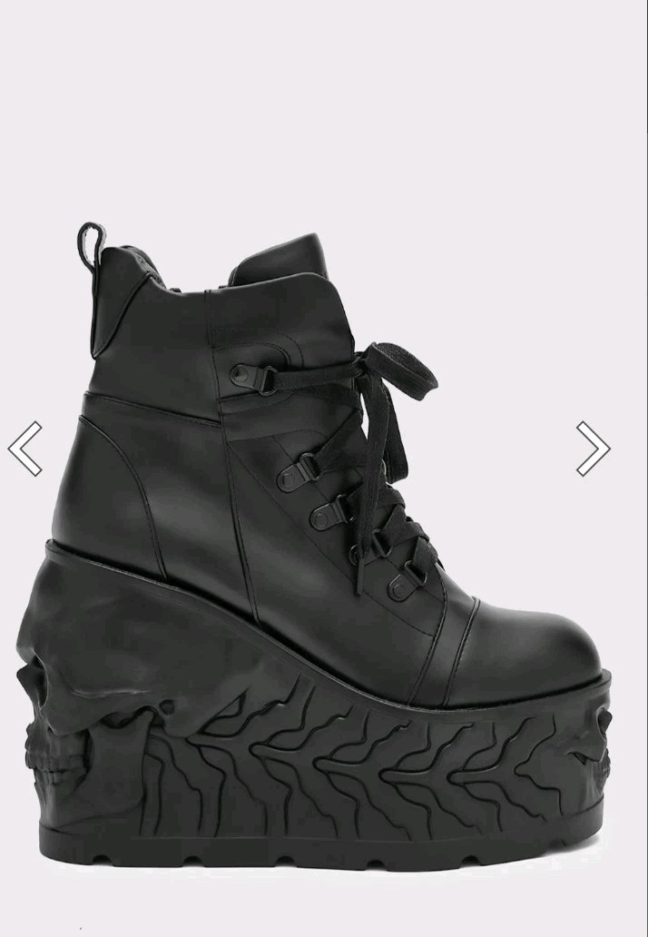 Killstar Doom Platform Boots US 9