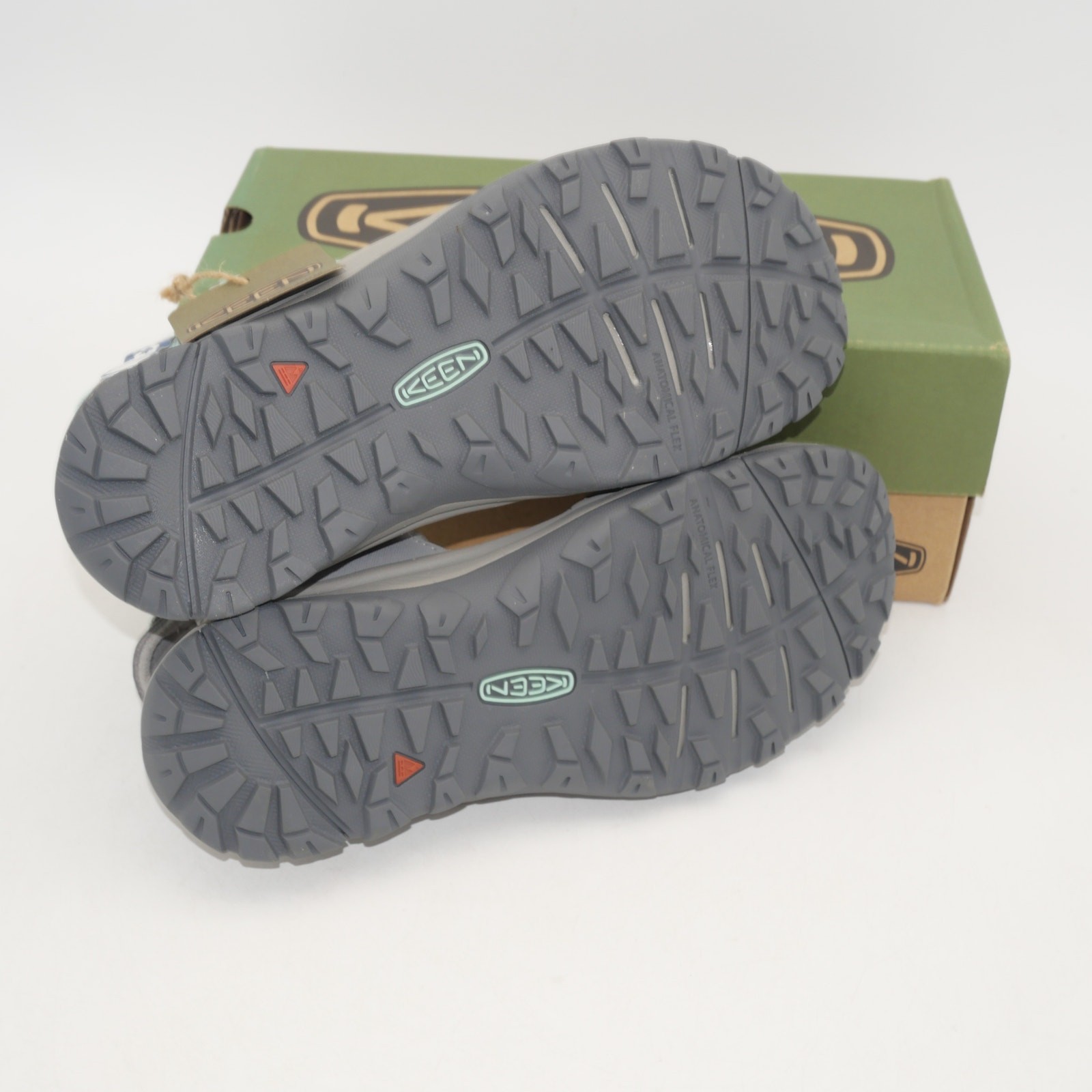 NEW KEEN Women’s 6 Terradora II Open Toe Post Sandals Gray Teal Green