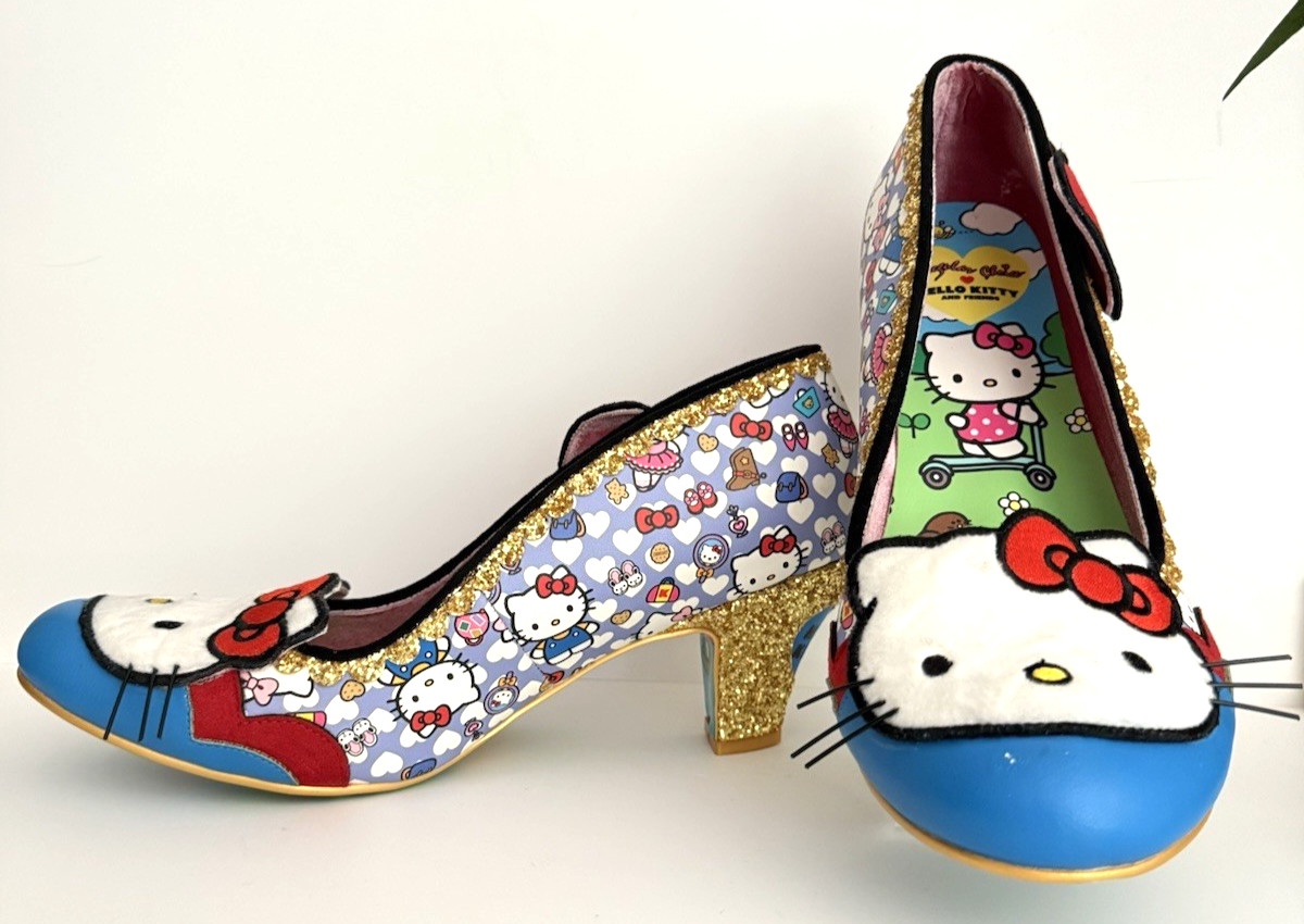 Irregular Choice Hello Kitty Size 45 / 14 Kindhearted Soul Pumps