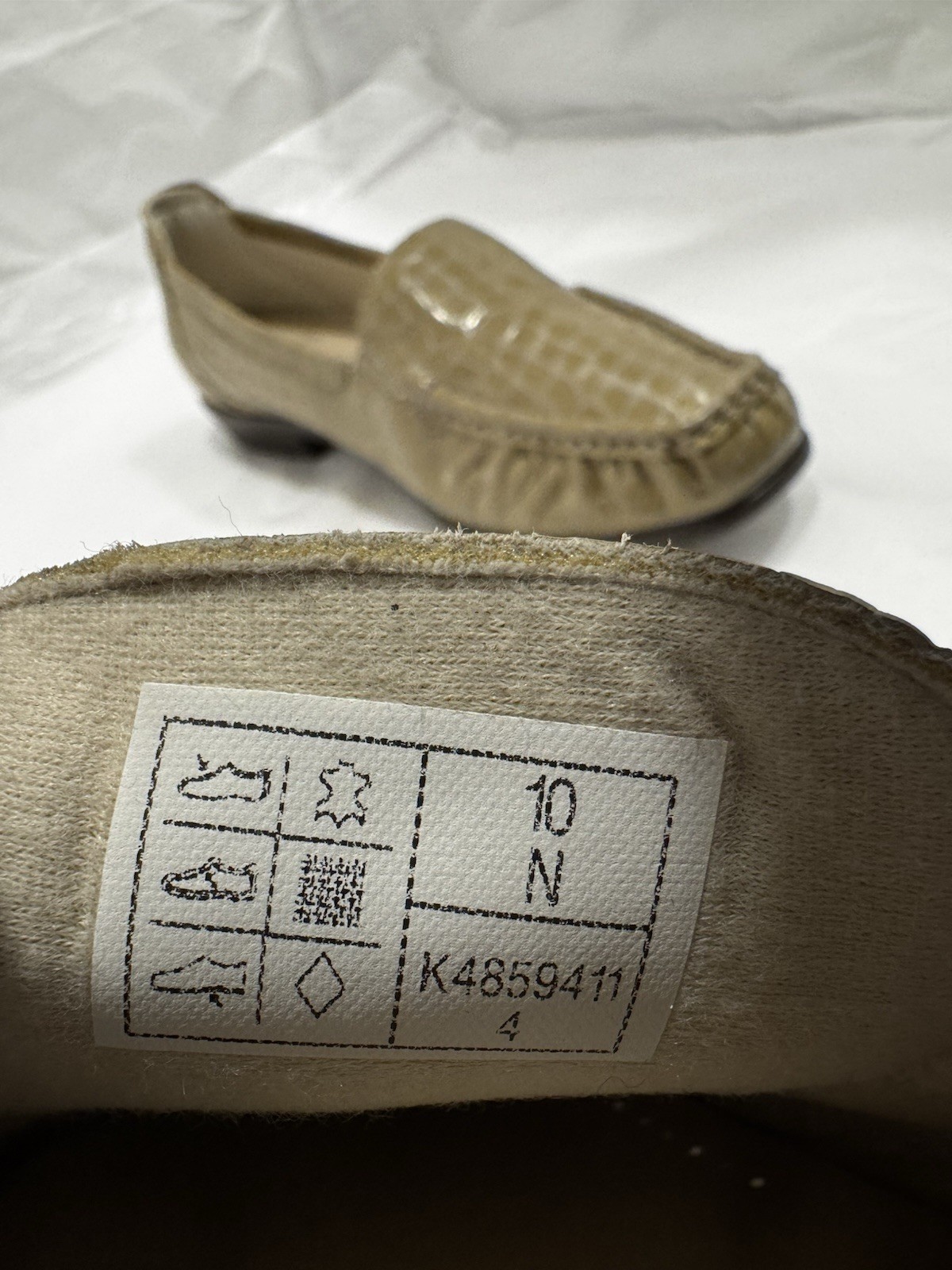 SAS TRIPAD COMFORT Women’s TAN-BROWN Leather Snake Flat Slip On Loafer Shoes 10N