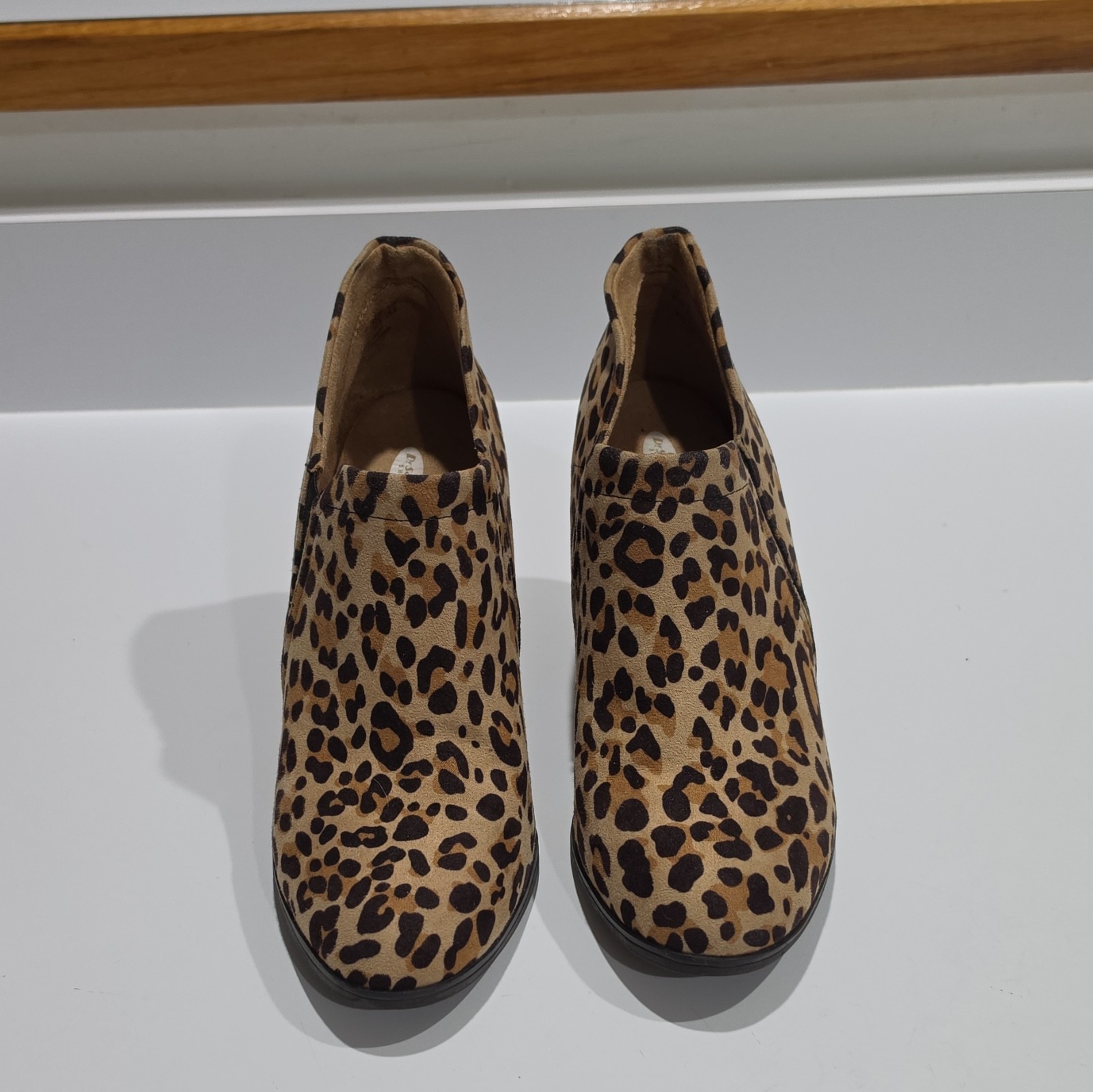 Dr. Scholl’s Shoes BE Energized Women’s Animal Print Faux Suede Bootie 8.5