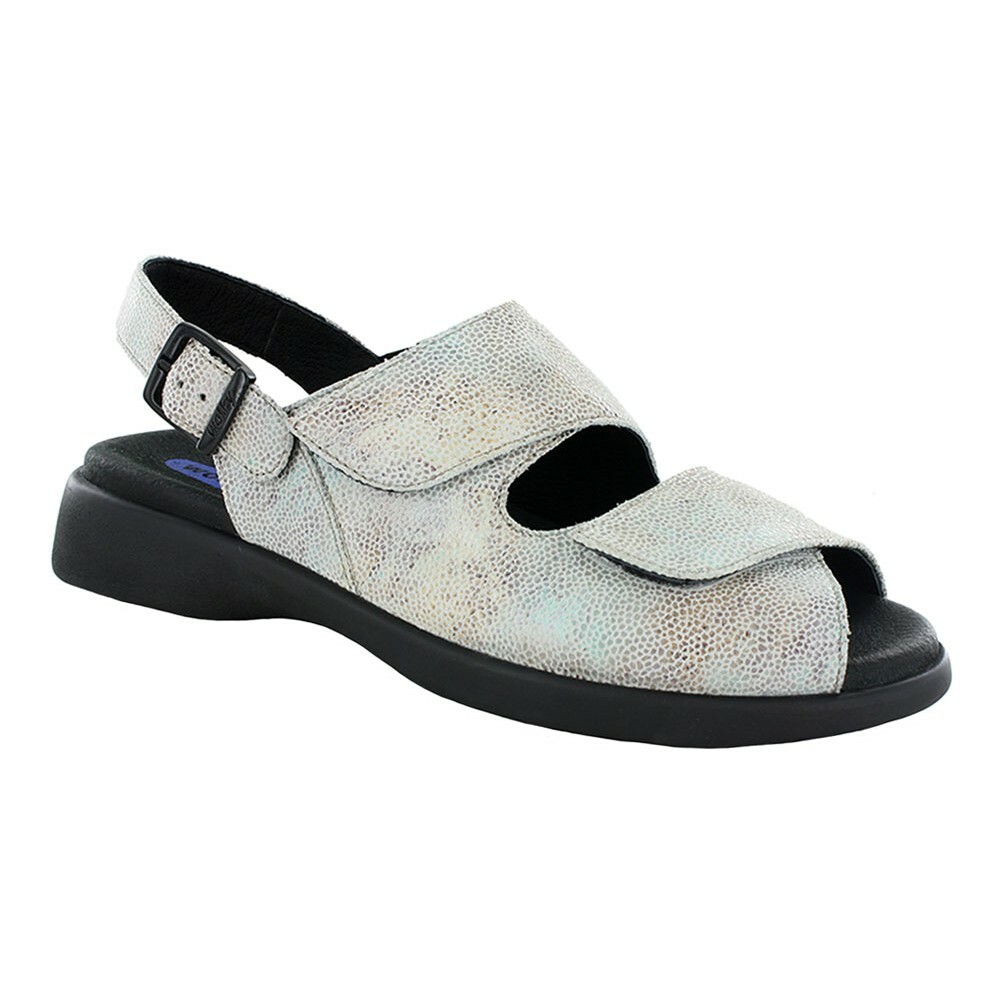 Wolky Woman’s Nimes Slingback Open Toe Sandal Mint Caviar Leather MSRP $179