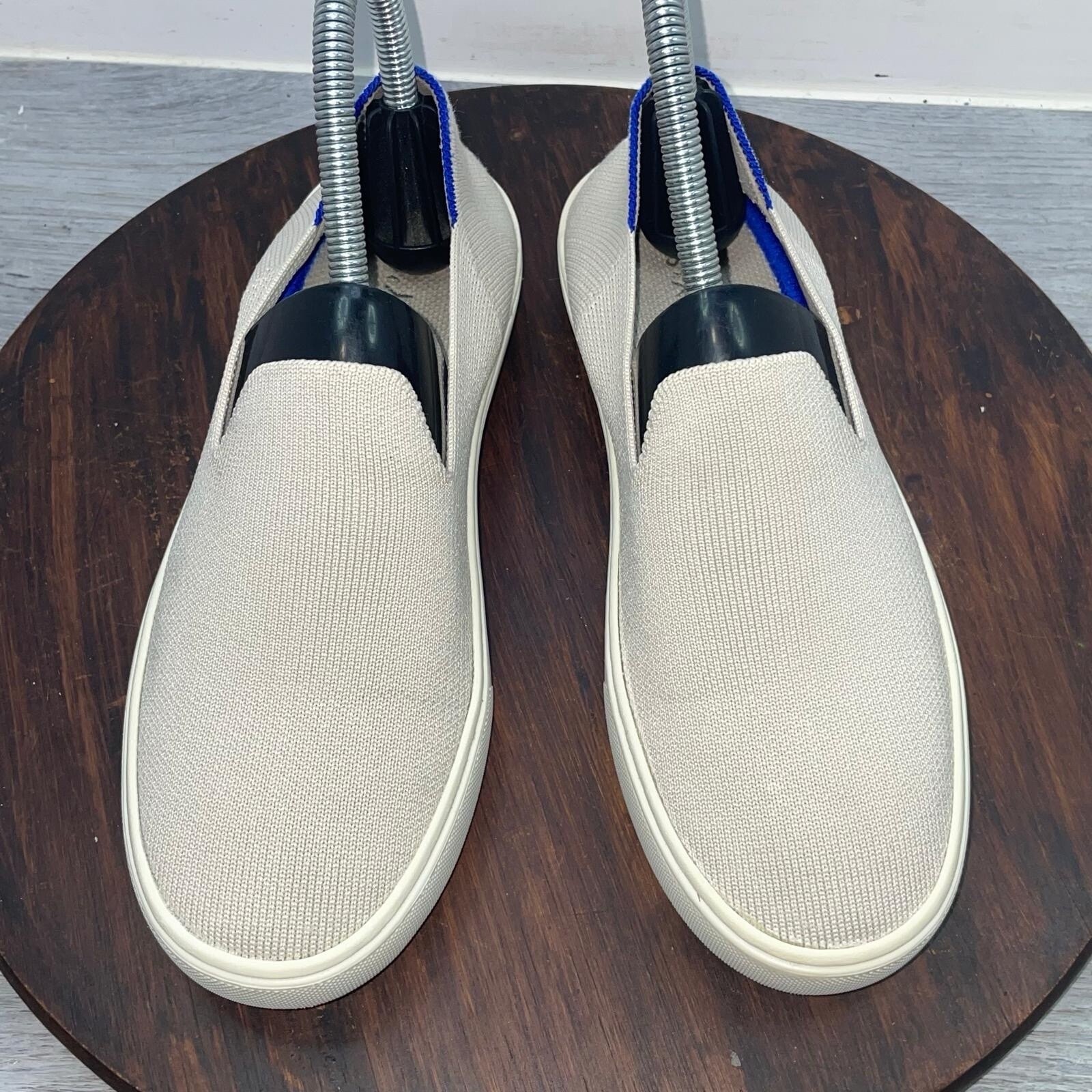 Rothy’s The Slip On Sand Knit Fabric Low Top Everyday Sneakers Women’s Size US 6