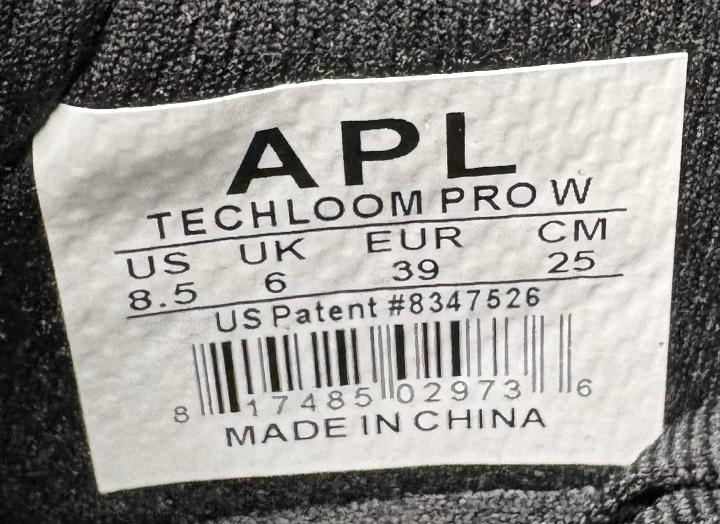 US Women’s 8.5 – APL Techloom Pro “Black/Metallic Gold” New in Box, ALO Yoga