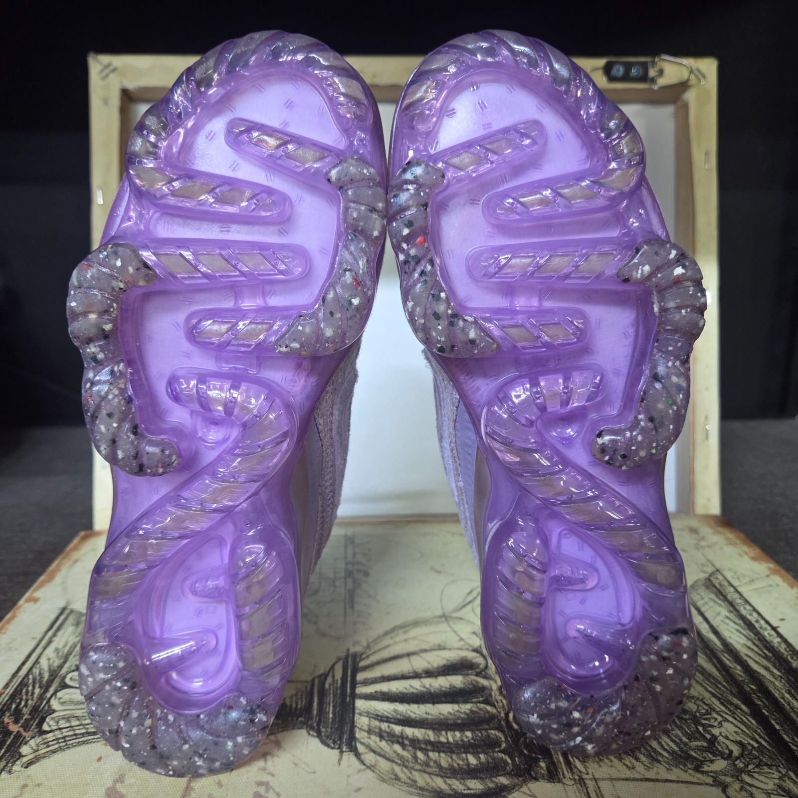 Size 7 – Nike Air VaporMax Flyknit Women’s Shoes Day to Night – Amethyst Ash