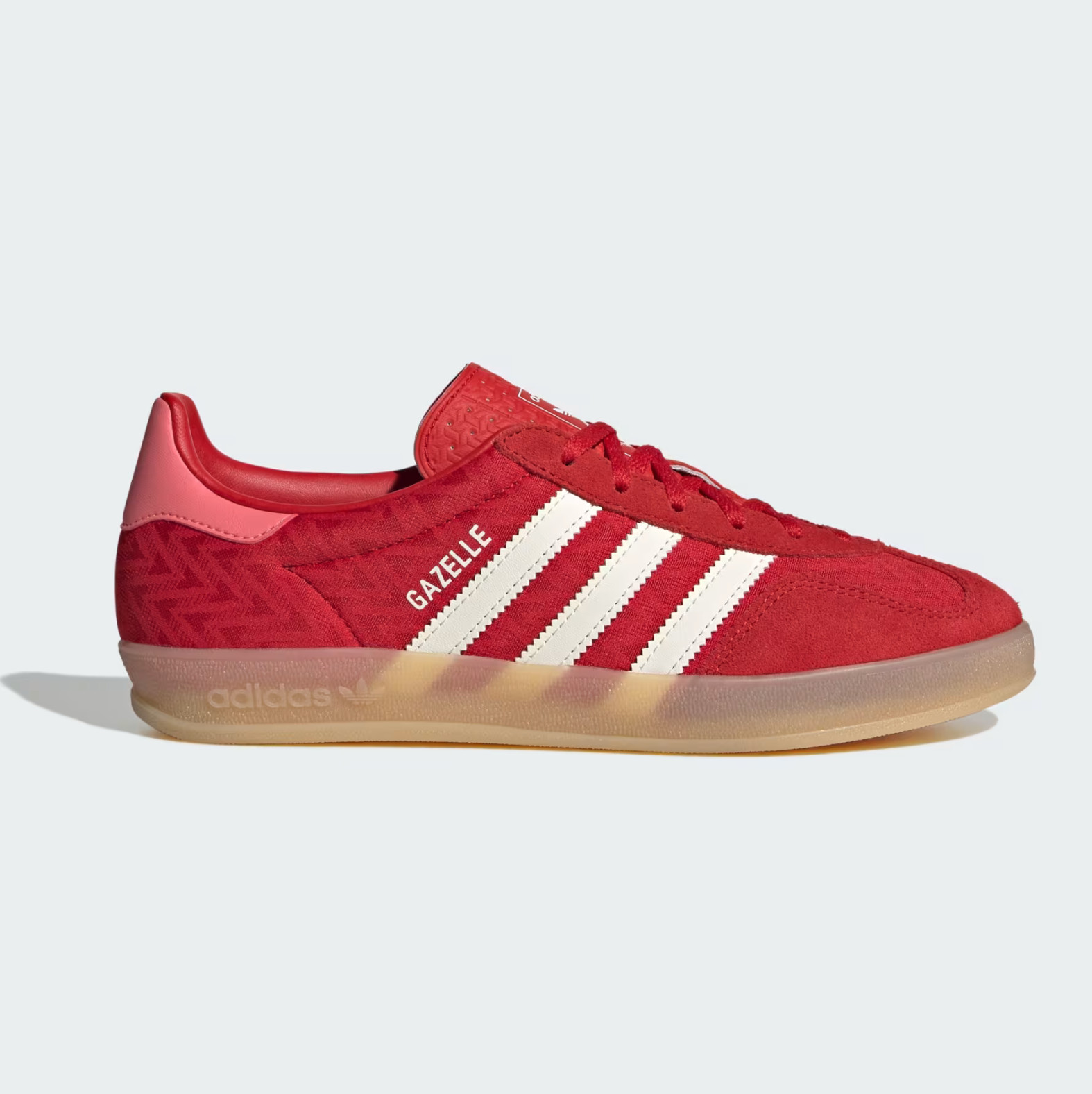 Gazelle Indoor W Better Scarlet Core White Gum Womens Shoes Sneaker k13580