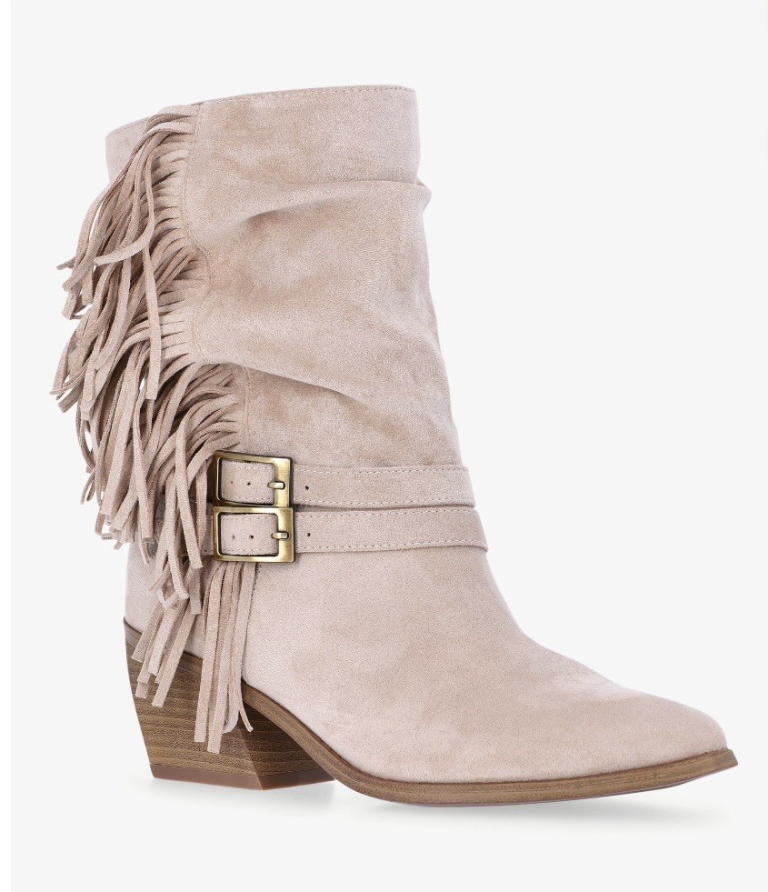 Steve Madden NYC Women’s Size 10 Tan Sand Faux Leather Suede Fringe Boots