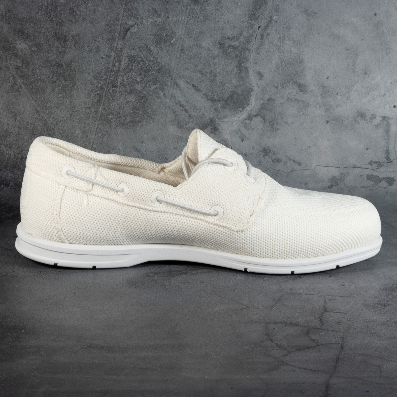 SEBAGO Monterey Textile Boat Shoes Color White Color Womens Size 8.5