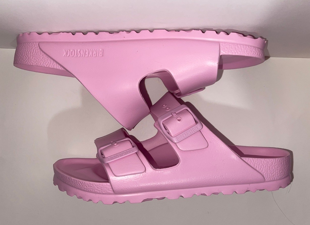 Birkenstock Arizona EVA Fondant Pink Mismatched Sandals Women’s Left 7 Right 8