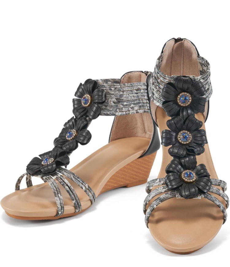 New Sandals Women’s Wedge Sandals New Without Box Size 6.5 (see Description)