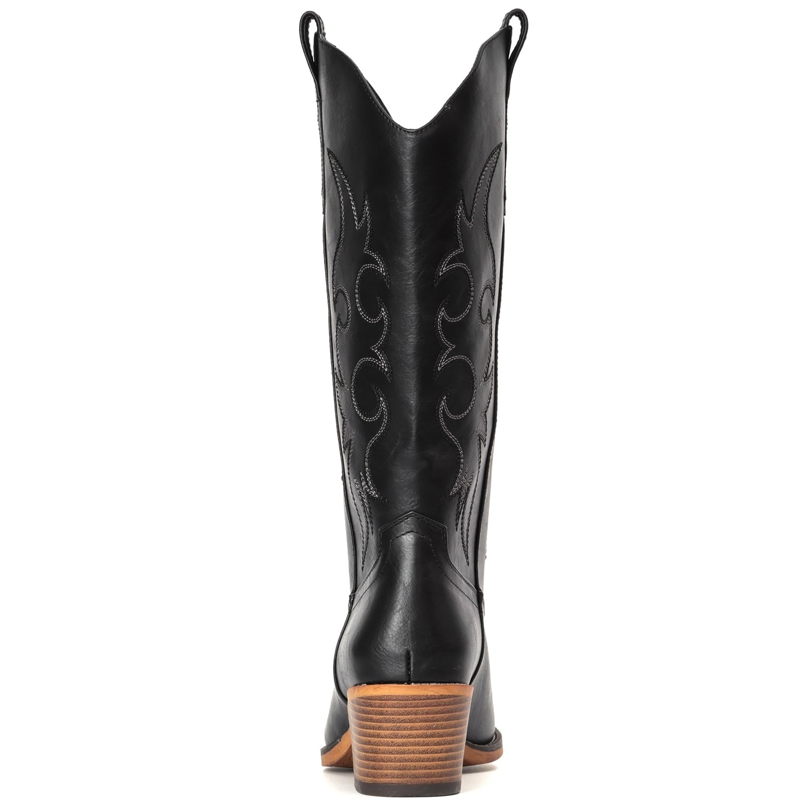 IUV Cowboy Boots For Women Western Cowgirl Mid Calf Snip Toe Boot With…
