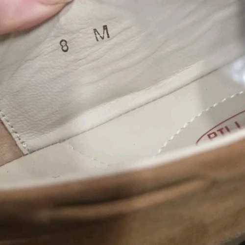 Amalfi by Rangonidublino loafer flats suede tan women’s cashmere suede sz 8 M