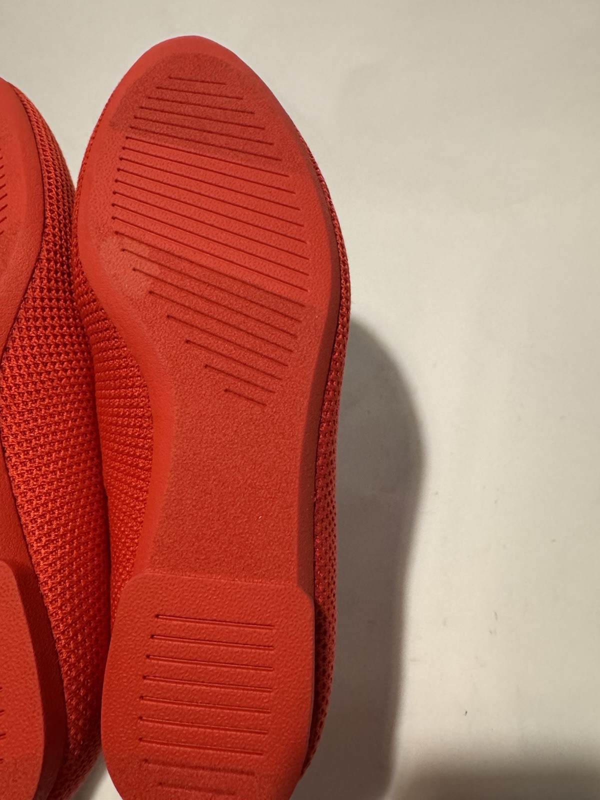 Allbirds Tree Breezers Red Knit Slip On Washable Ballet Flats Size 8.5