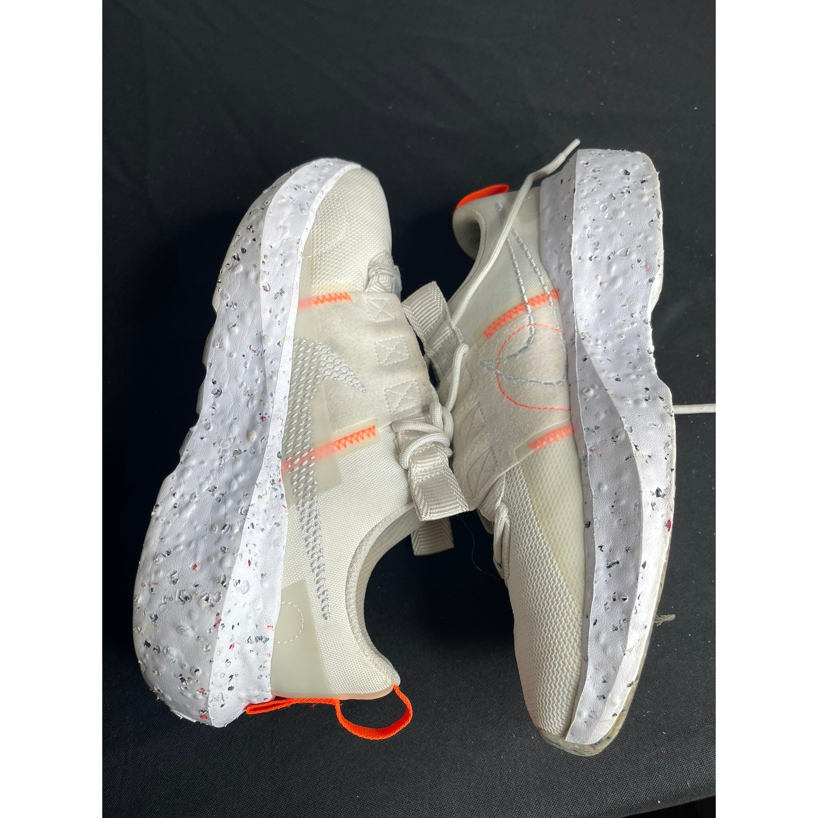 Nike Space Hippie 04 Sail Total Orange Womens 8 Running Shoes CW2386-100