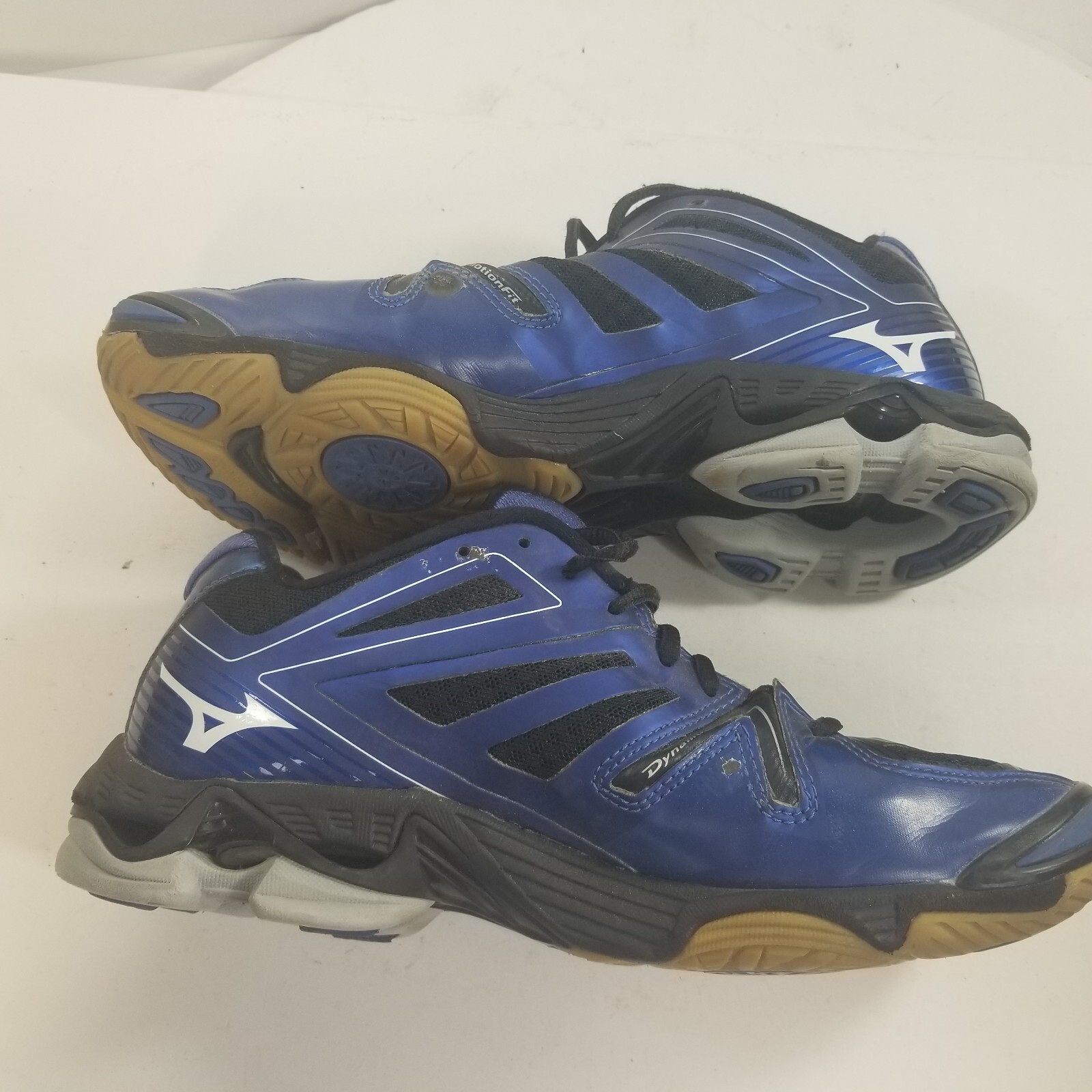 Mizuno Wave Lightning RX3 Black Blue Running Shoes Women’s Sz 9