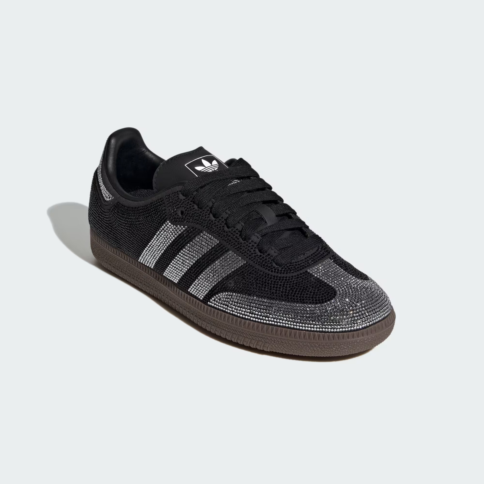adidas Samba OG Rhinestone Black Silver Shoes IH9052 Women’s Sizes NEW