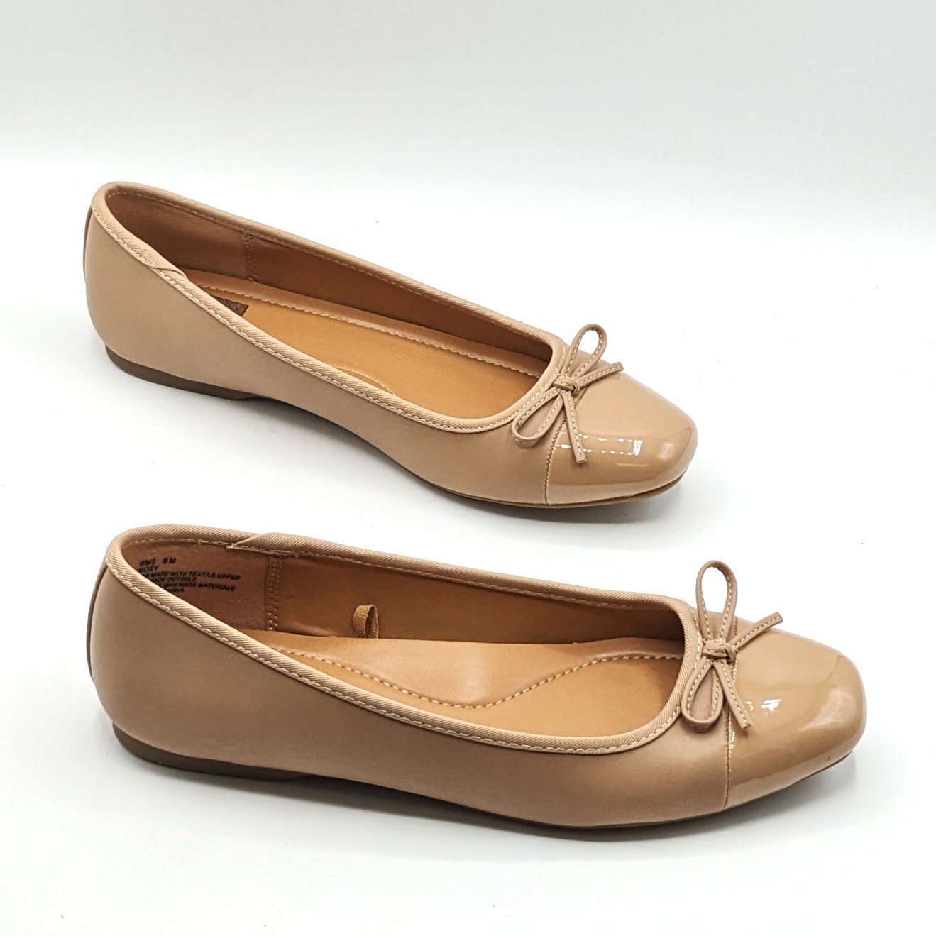 dv by Dolce Vita “Moxy” Classic Office Shoe Cushioned Ballet Flat (Café) NEW