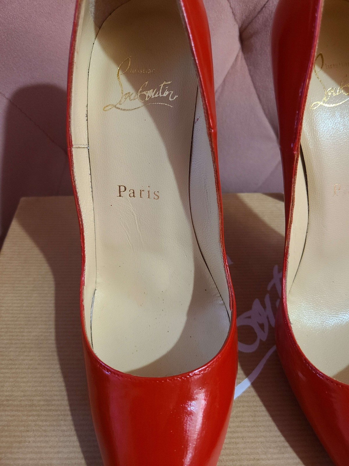 Christian Louboutin Red So Kate 120 dyed red patent leather US size 6.5