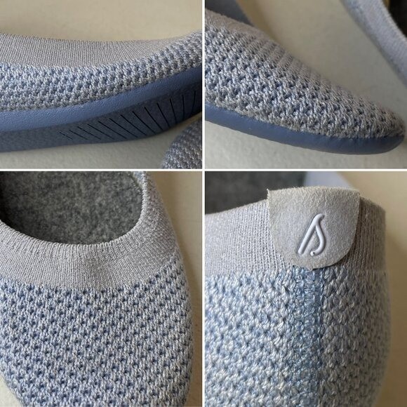 Allbirds Light Blue Whitecap Ballet Flats Tree Breezer Size 6.5