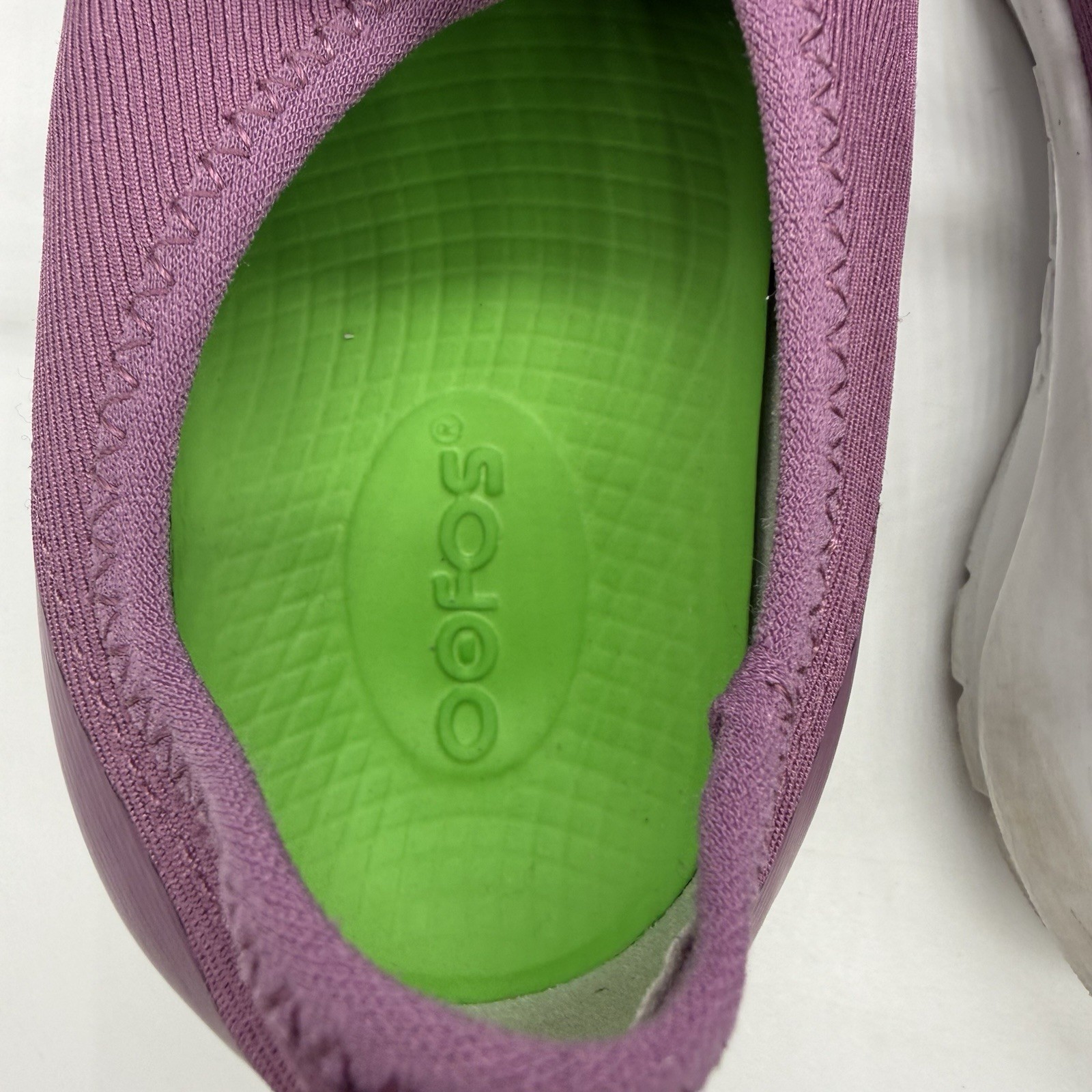 Oofos Women’s OOmg Sport LS Plum Purple Athletic Running Shoes Sneakers Size 8.5
