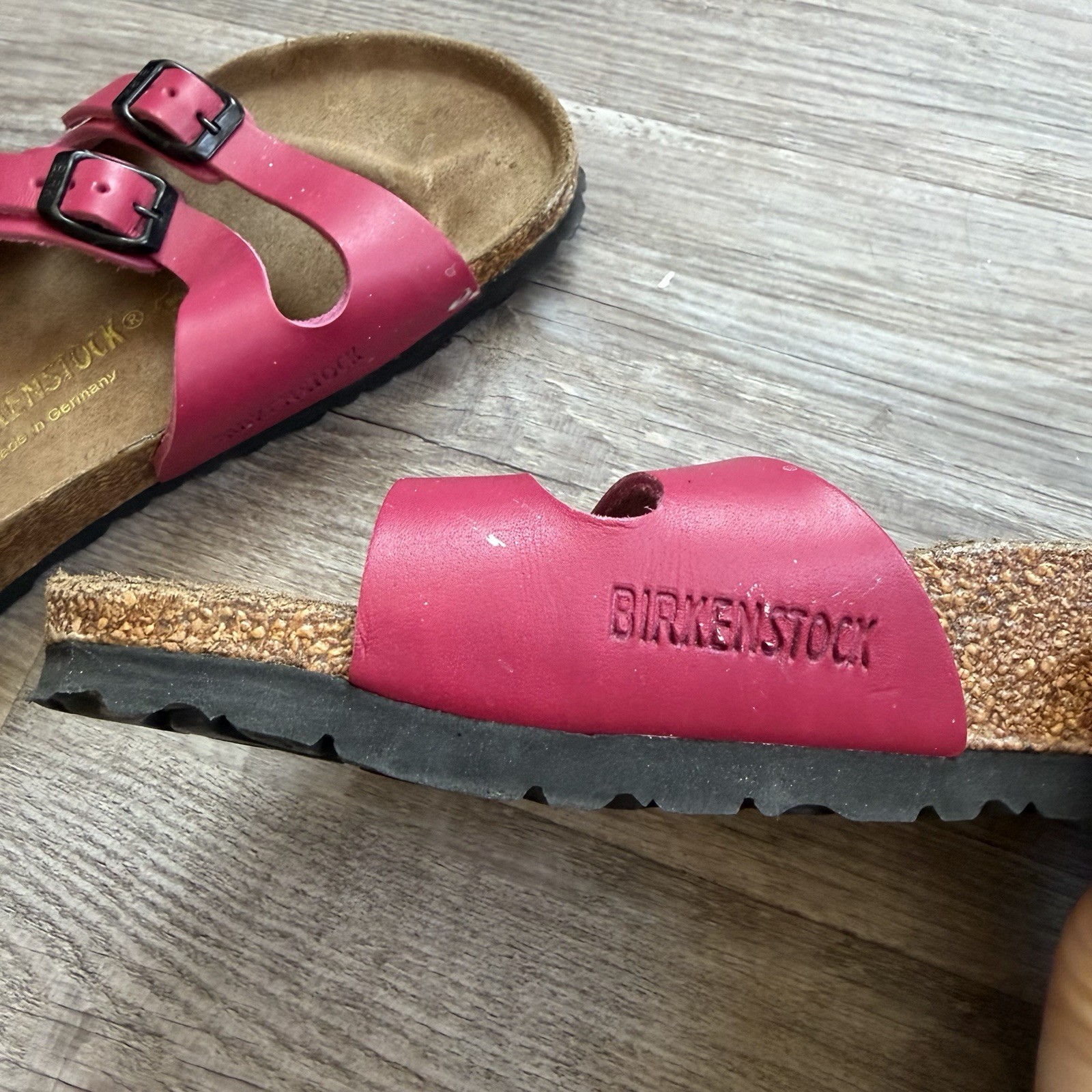 Vintage Birkenstock Ibiza Sandals Pink EU 39 Made In Germany Women’s 8