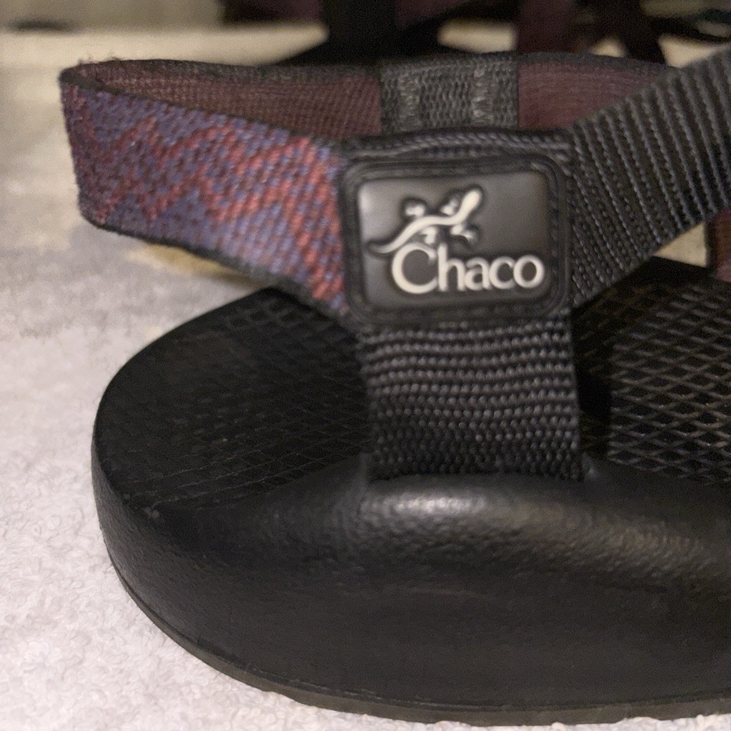 Rare Chaco Z1 Classic Sport Sandals Chevron Webbing W10