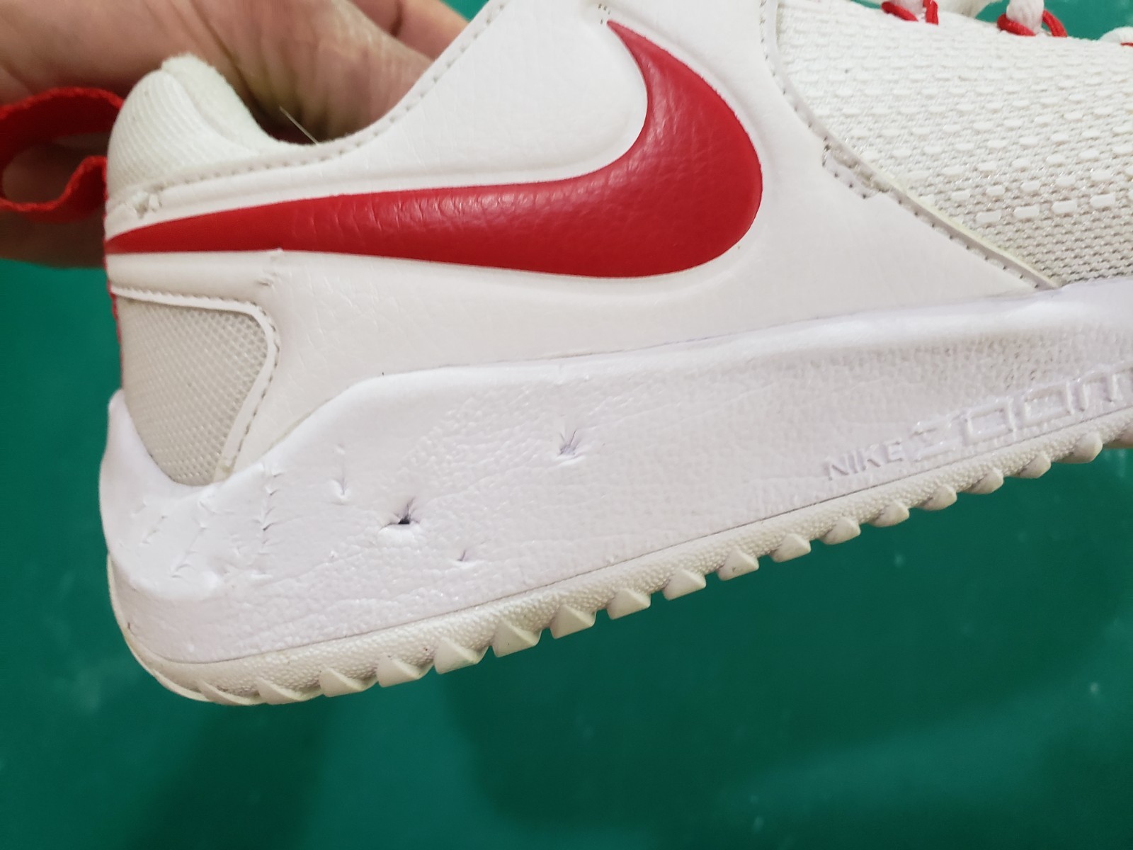Size 7 – Nike Air Zoom Volleyball HyperAce 2 White University Red Clean Sports