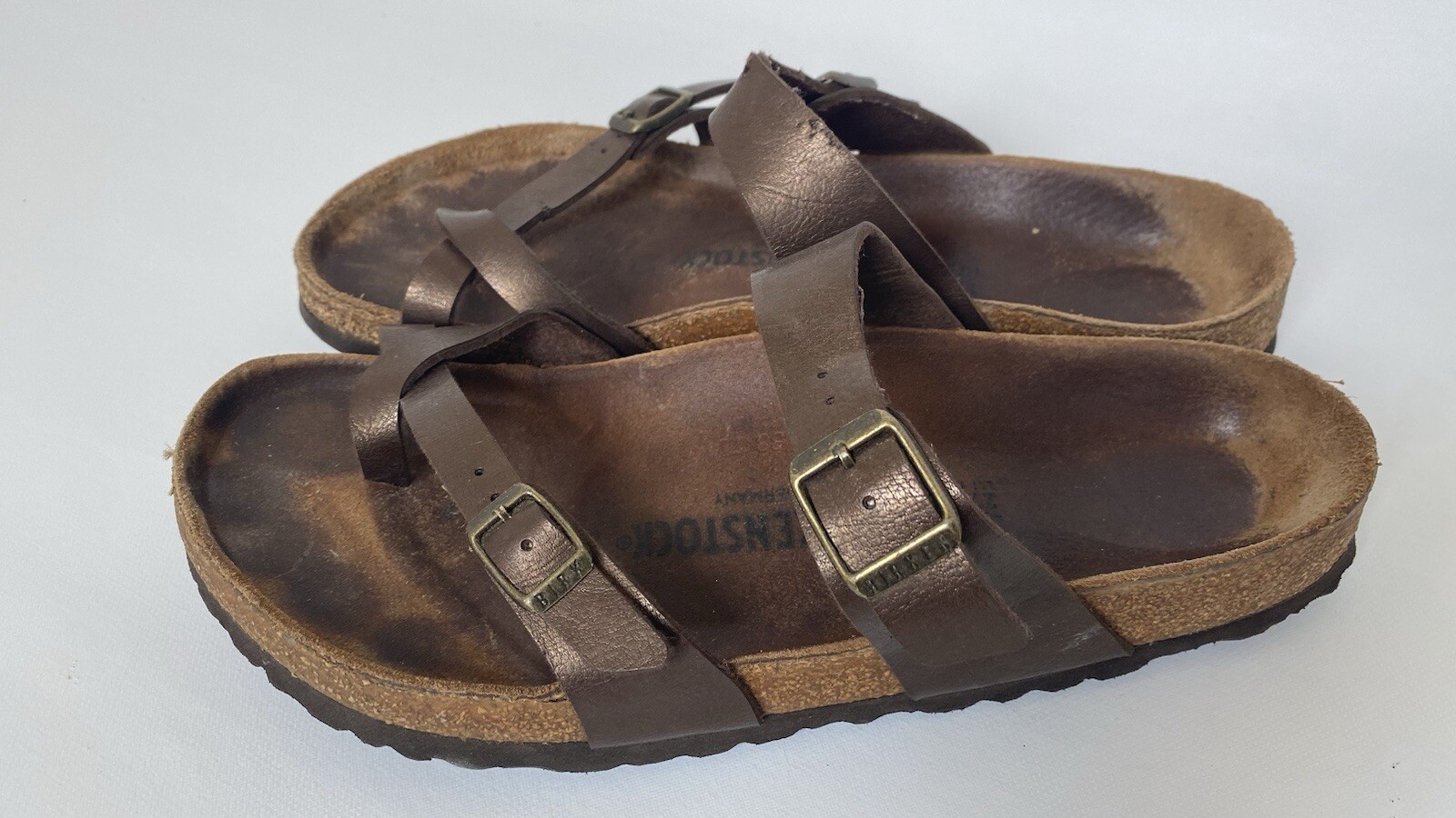 Birkenstock R71061 Mayari Women’s Sandal Size 9 Brown Sandals Flat Footbed