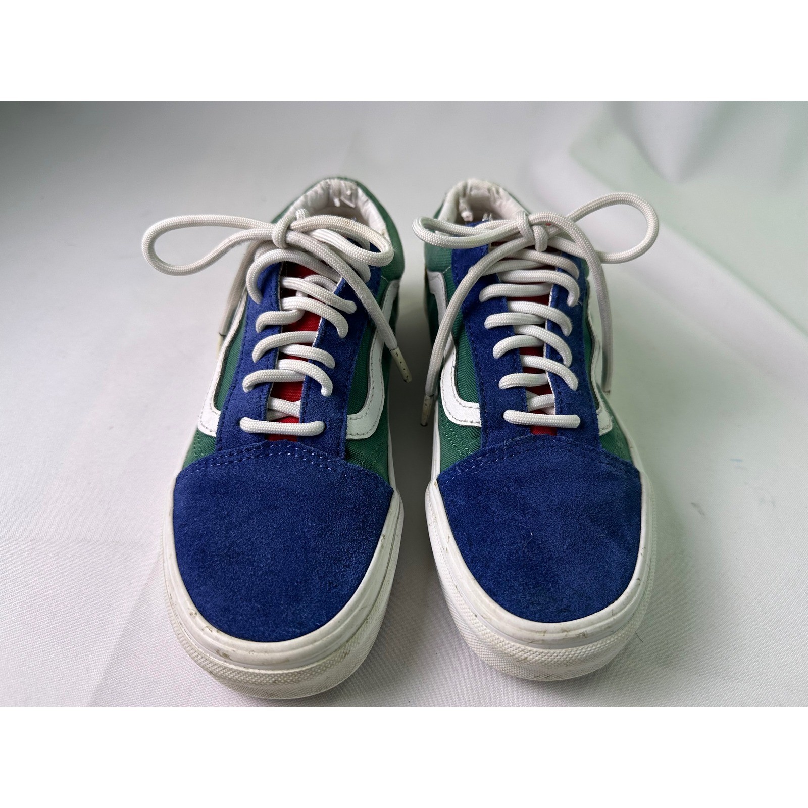 Vans Old Skool Yacht Club Multicolor Skate Shoe Men 5 Women 6.5 Colorblock Suede