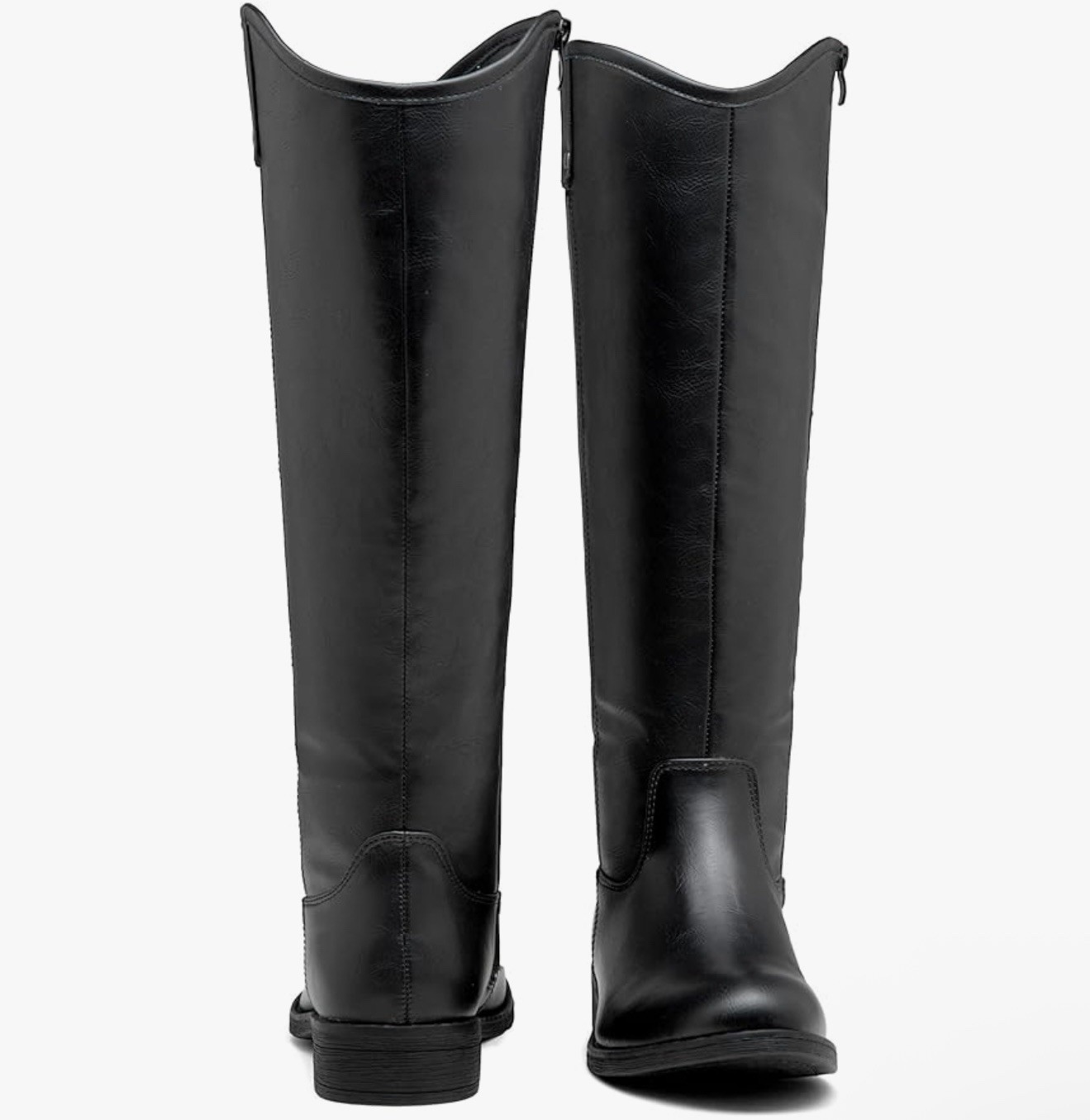 Vepose New York Knee High Boots Womens Size 9 Black Side Zip Shoes Equestrian