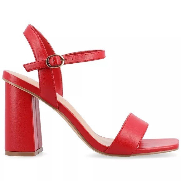 NIB Journee Tivona Dress Heels Red Size 9
