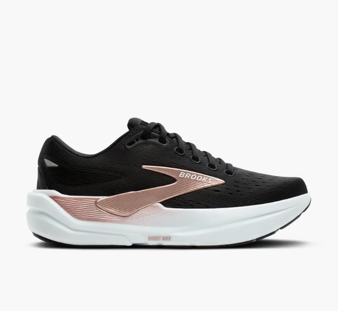 BROOKS Ghost Max 3 Women’s Shoes, 043 – Black/Black/Rose Gold (Medium) NEW