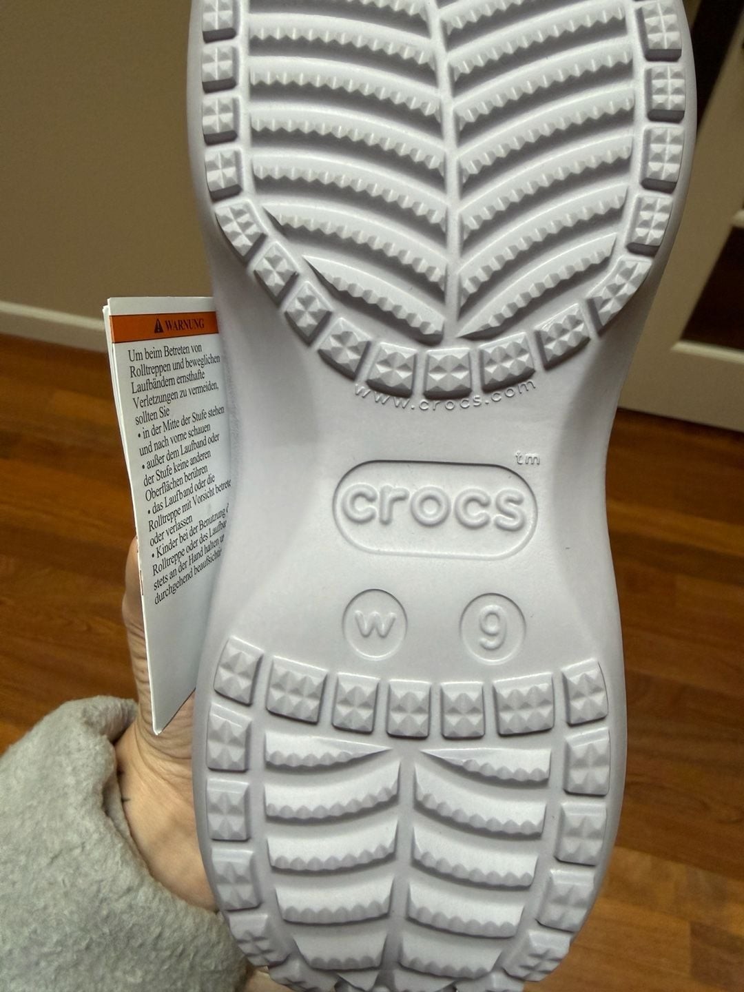 Crocs Classic Platform Clog in Grape Ice