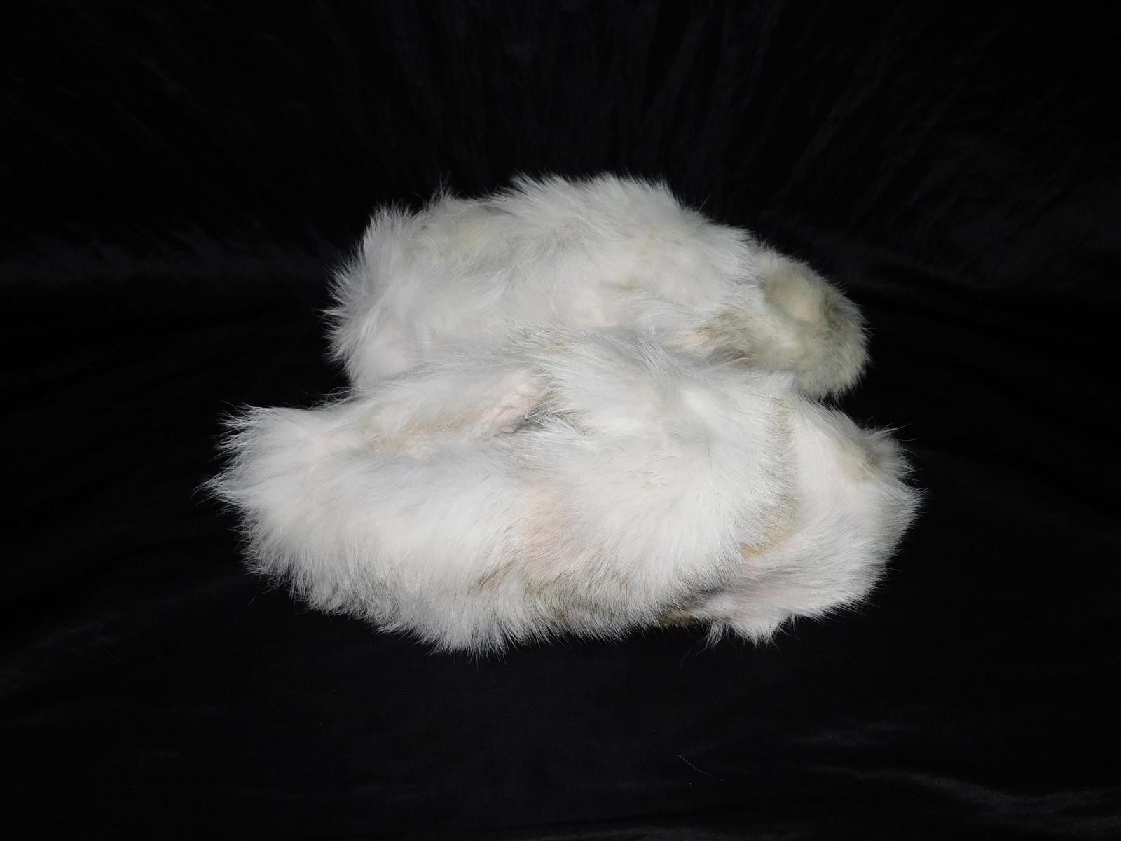 Vintage Womens 10 10.5 Alaska Arctic Fox Fur Slippers Inuit Moccasins