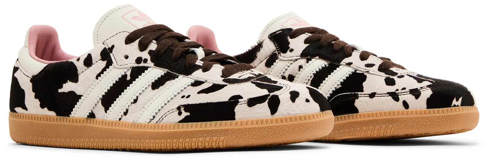 Size 9.5W adidas Samba OG Cow Print Women’s JR1256
