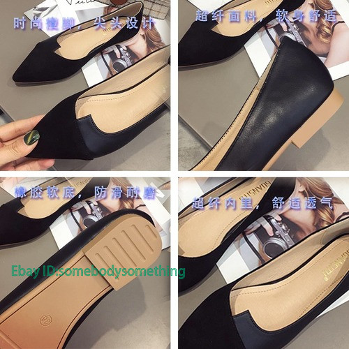 Women’s Shoes Flocked Leather Pointed Toe Solid Color Apricot Casual Comfortable