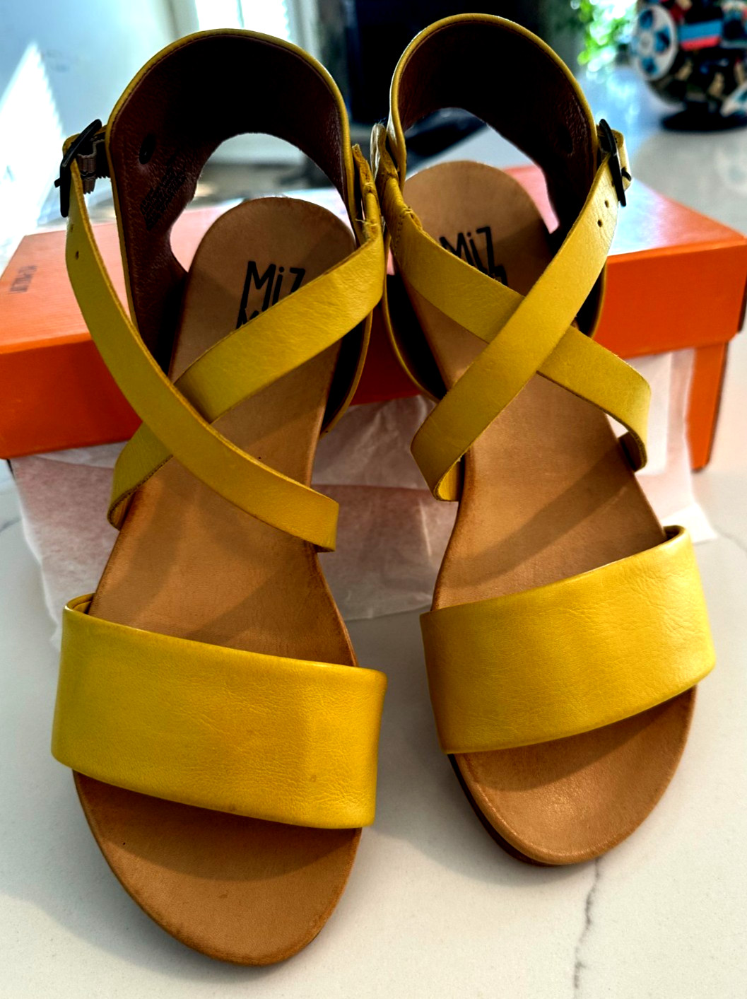 Miz Mooz Aster Brandy Women’s Sandals Size 7.5